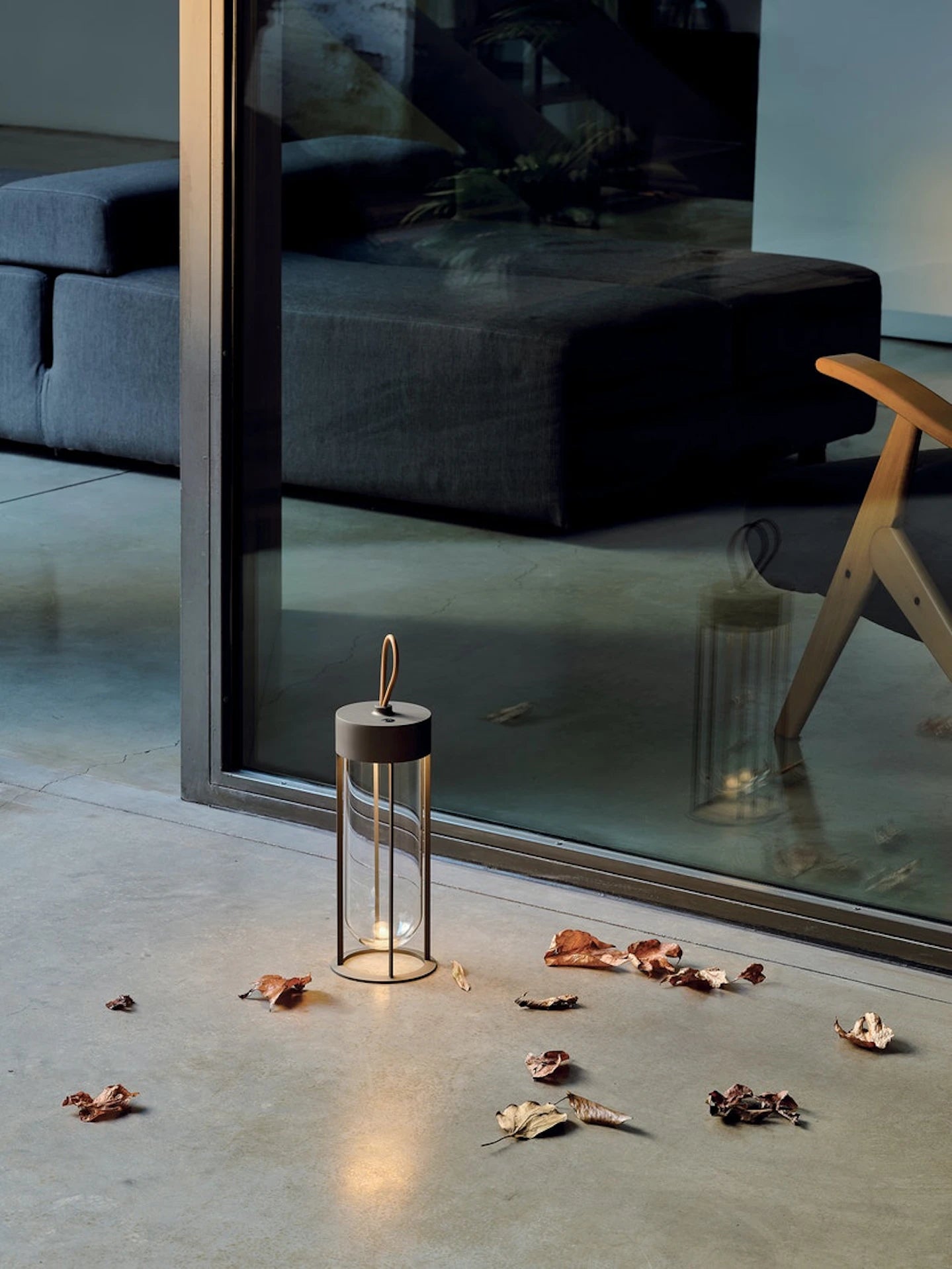 Tragbare Lampe IN VITRO UNPLUGGED weiß