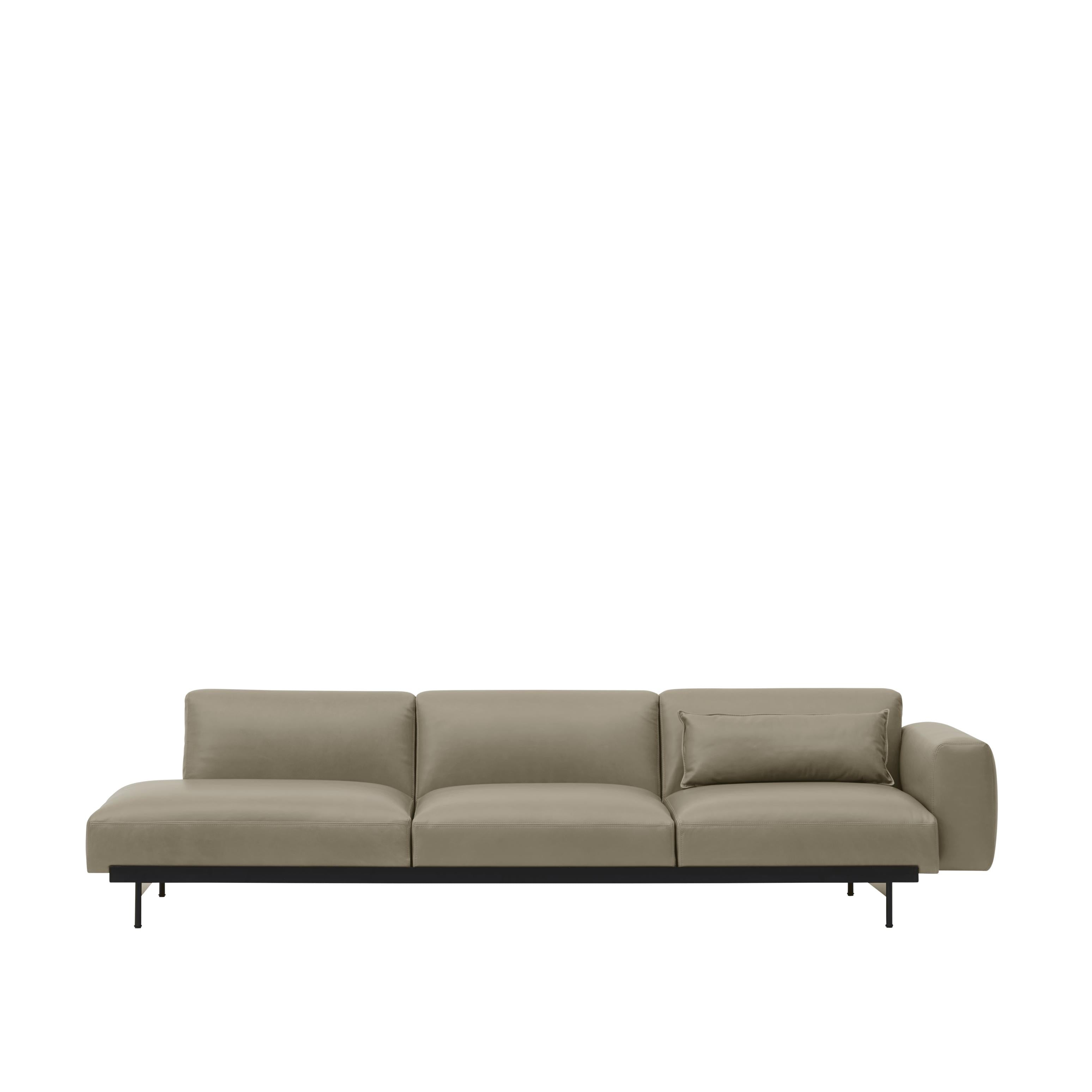 Sofa 3-osobowa otwarta lewostronna IN SITU tapicerowana