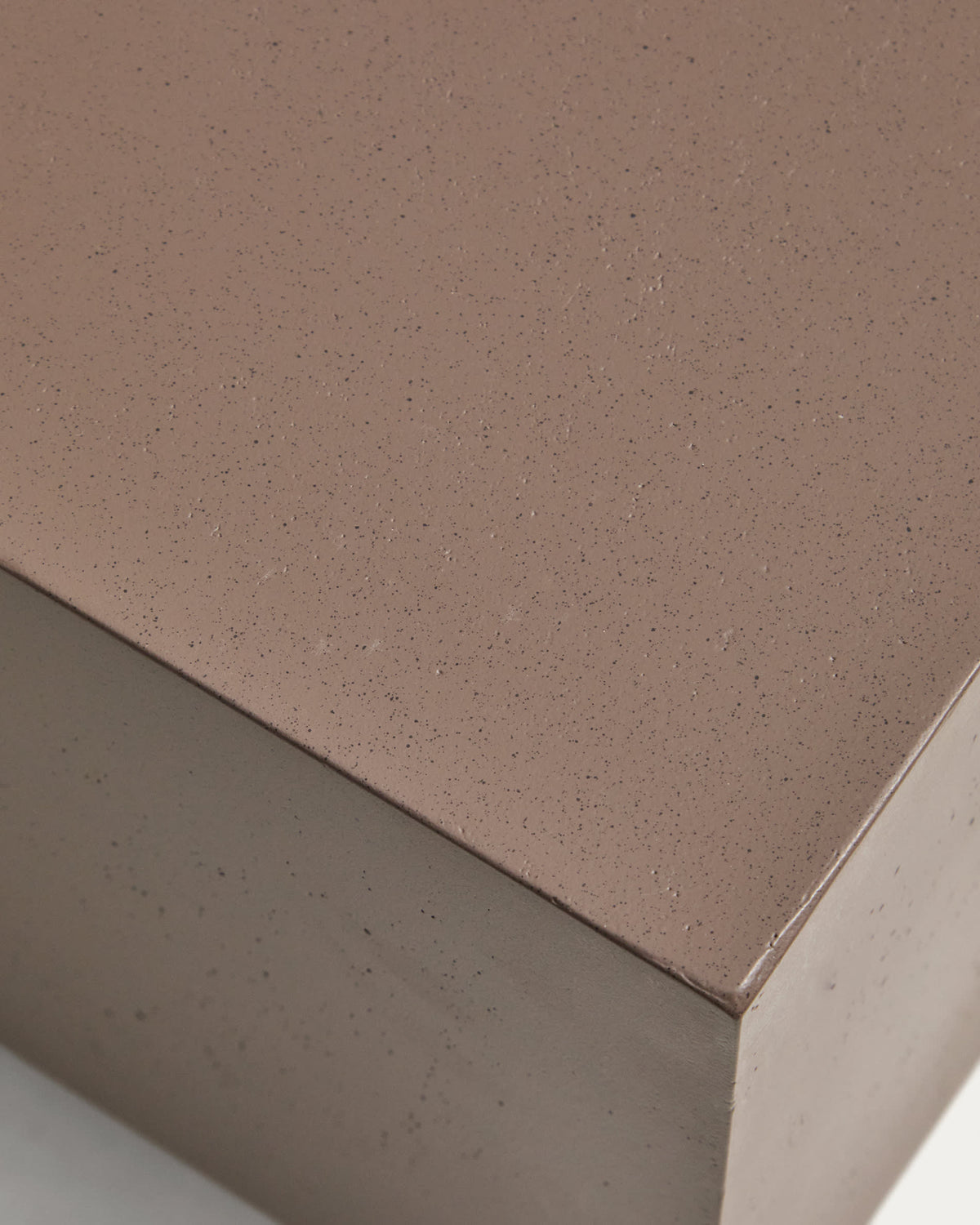 Stolik kawowy ogrodowy RUSTELLA brązowy cement – ujęcie 14