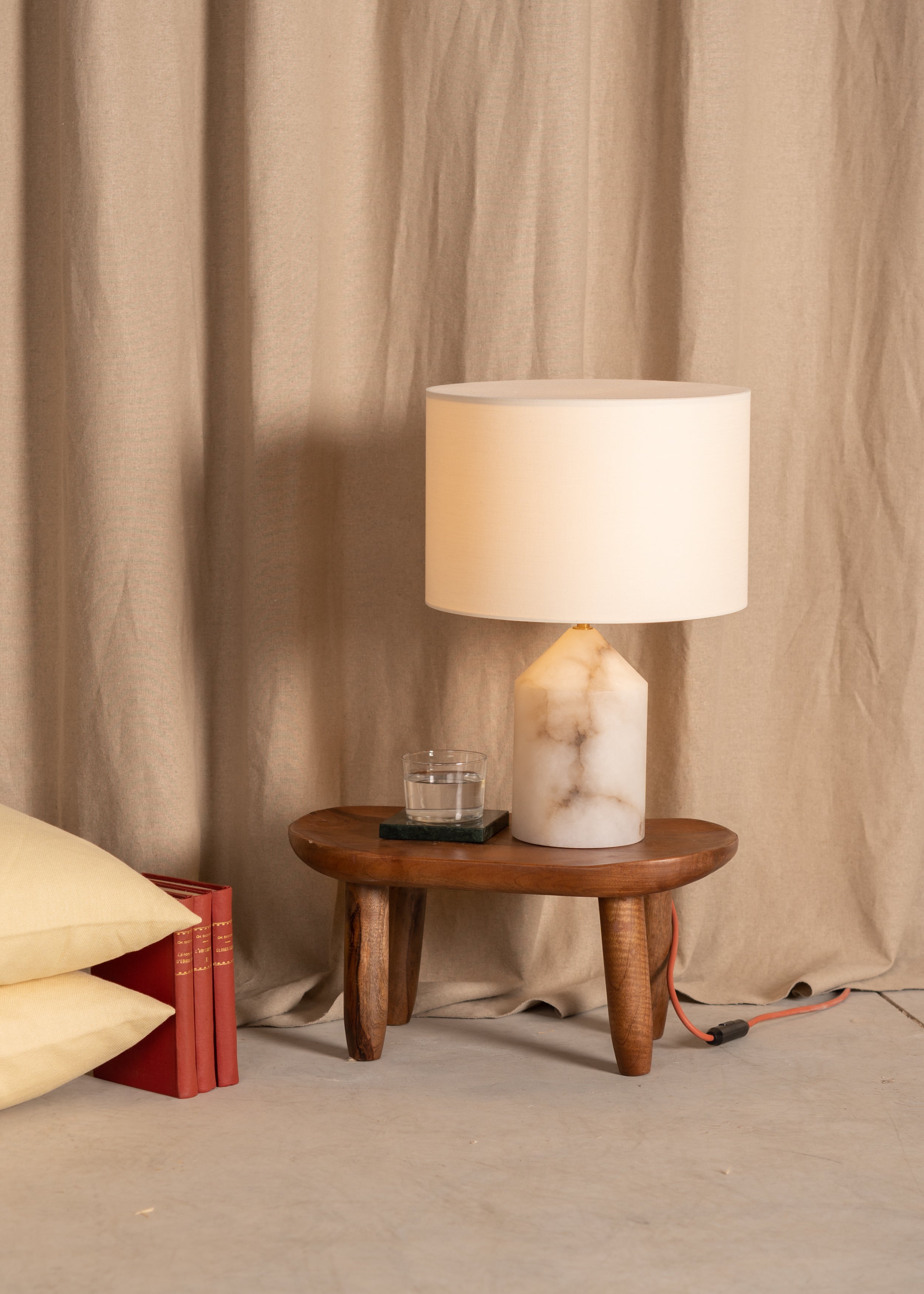 JOSEF Table Lamp White Alabaster