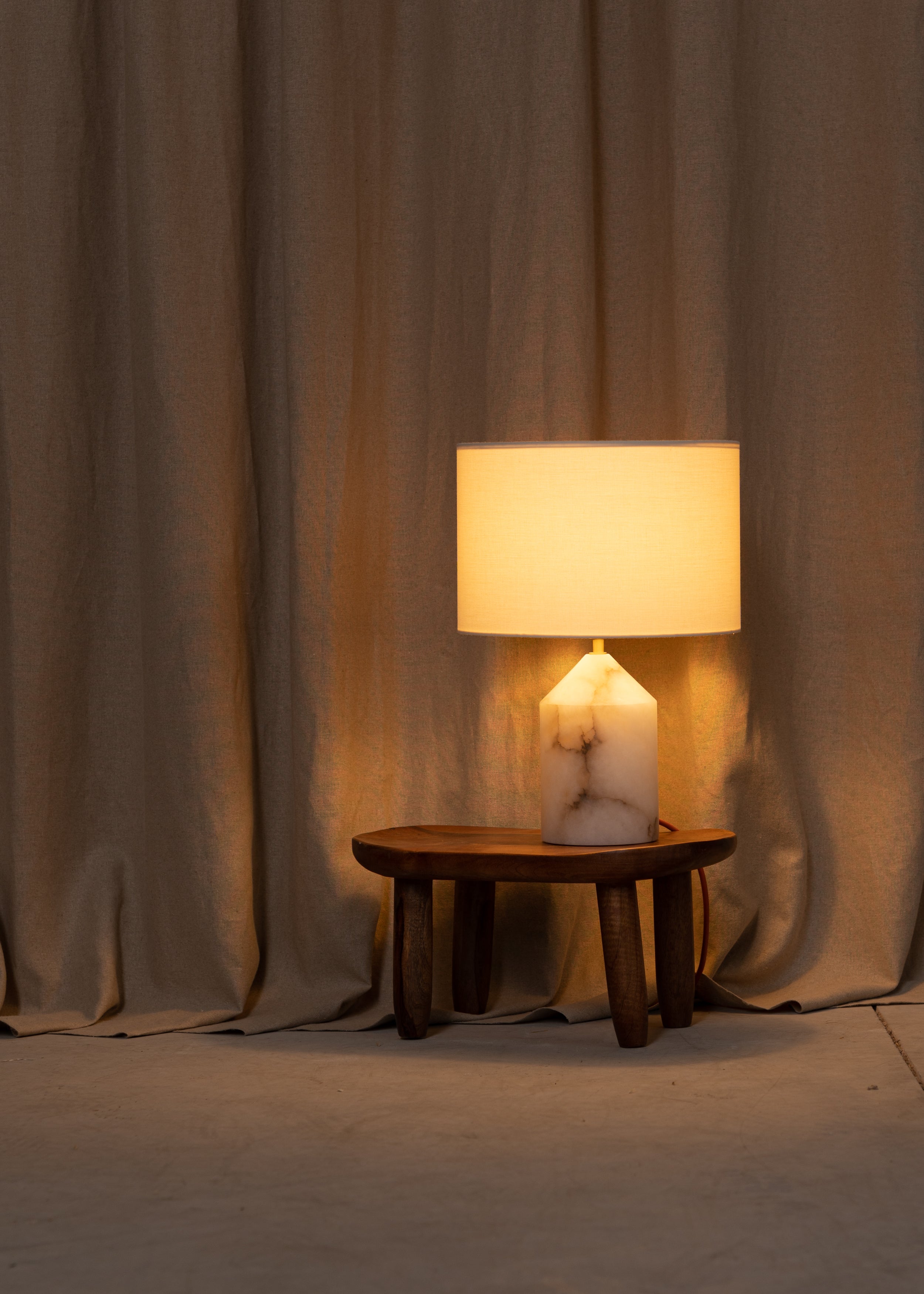 JOSEF Table Lamp White Alabaster