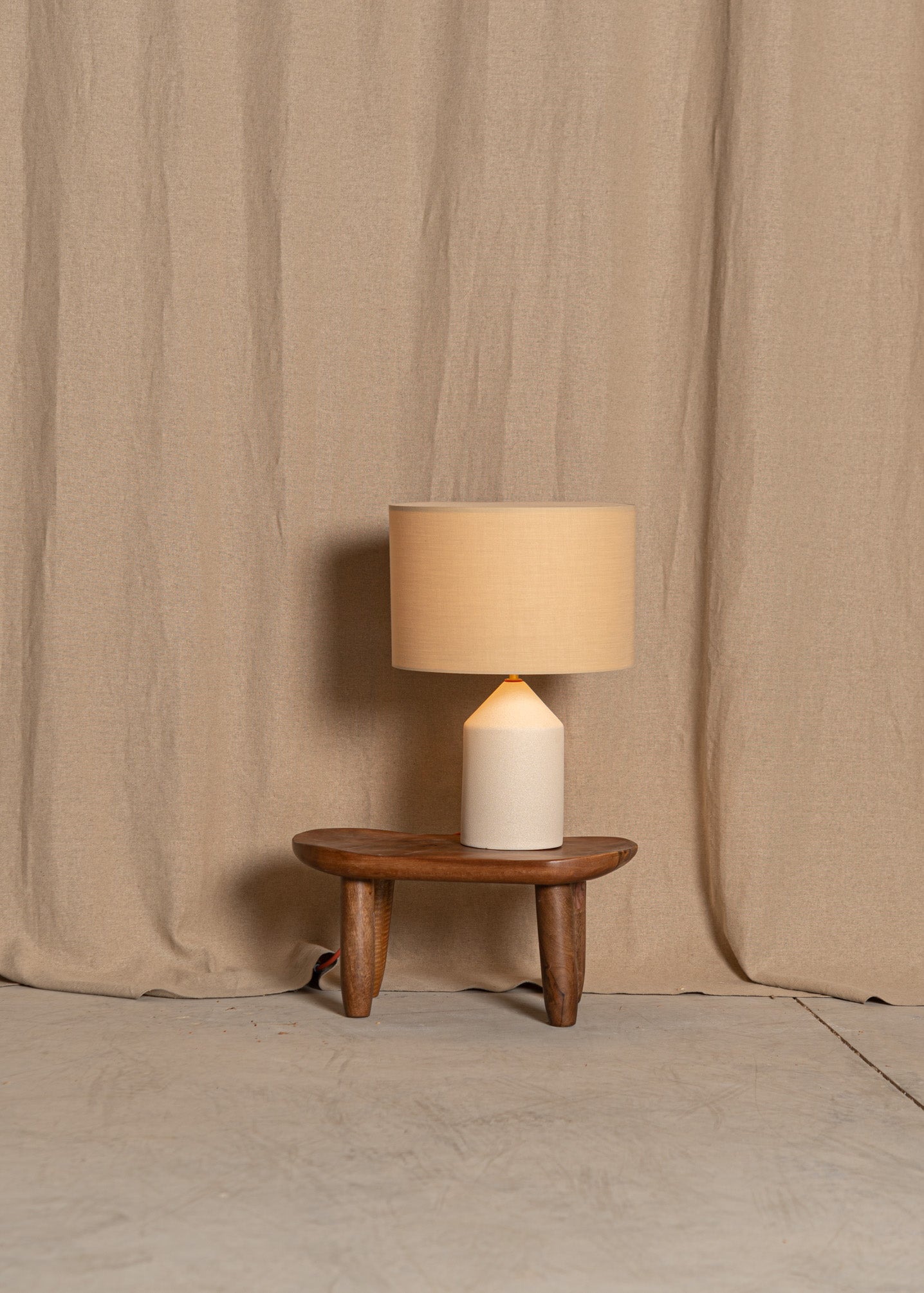 Ceramic Table Lamp JOSEF Ecru