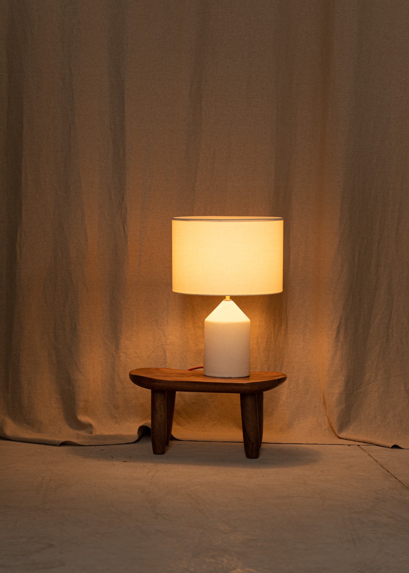 Ceramic Table Lamp JOSEF Ecru