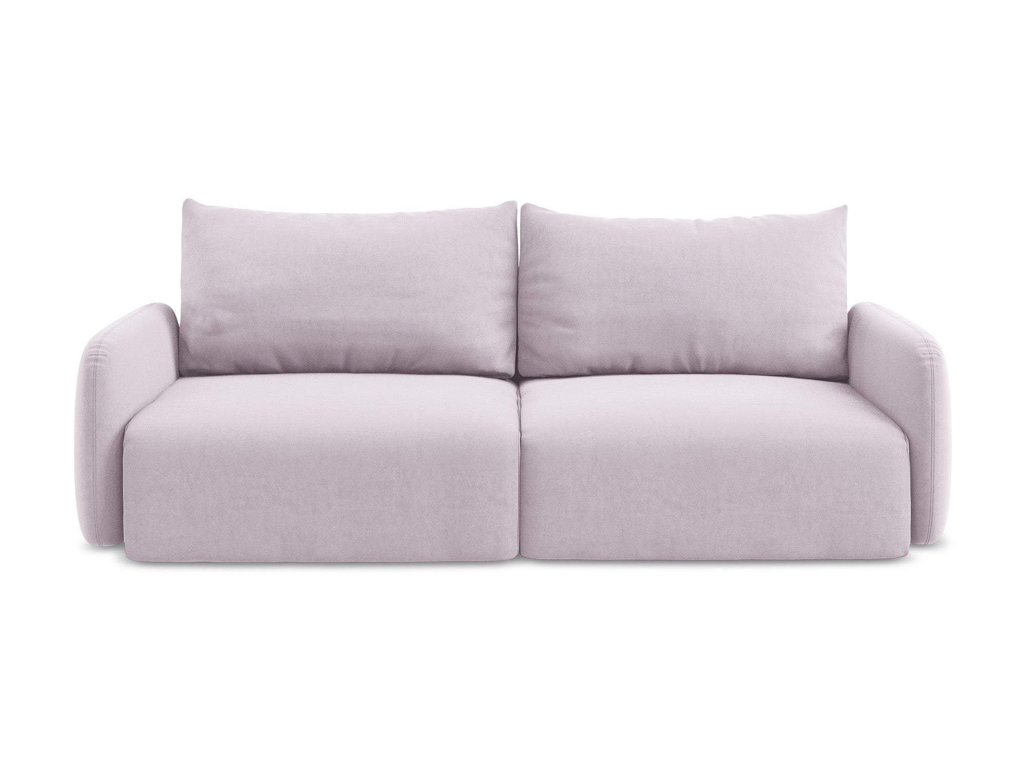Sofa aus Samt für 3 Personen mit Schlaf-Funktion KALENA lavendel