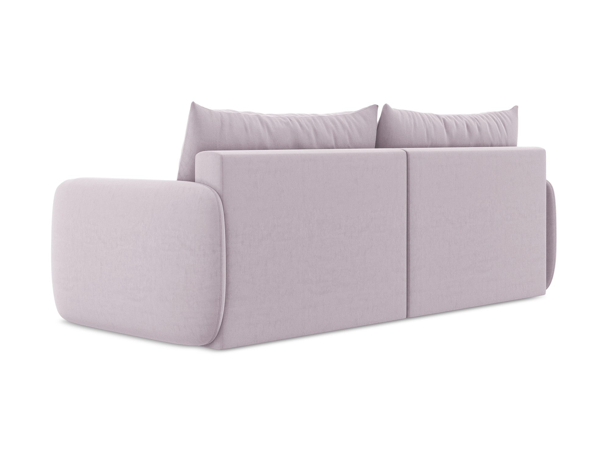 Sofa aus Samt für 3 Personen mit Schlaf-Funktion KALENA lavendel