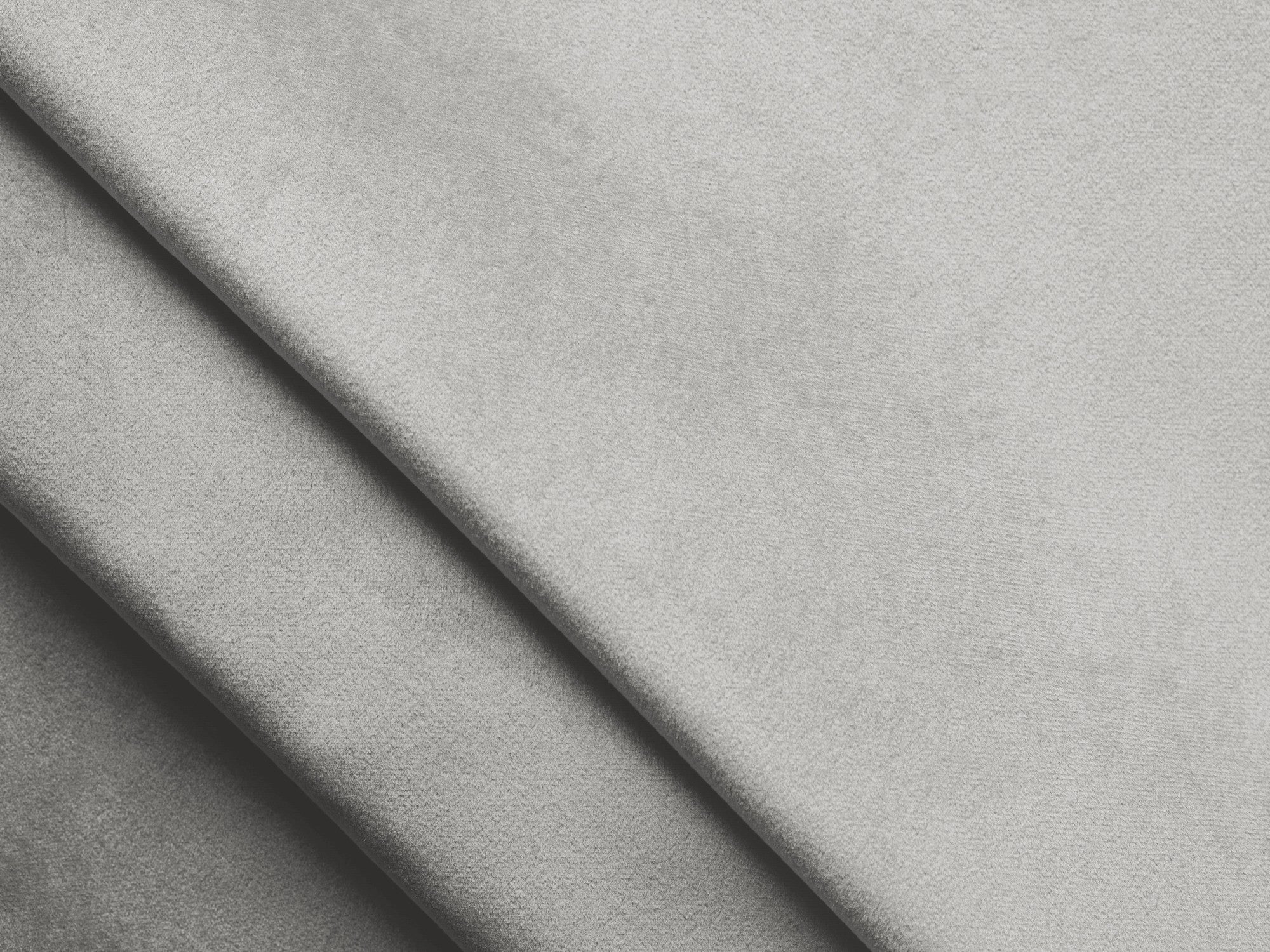 Sofa aus Samt für 3 Personen mit Schlaf-Funktion KALENA silber