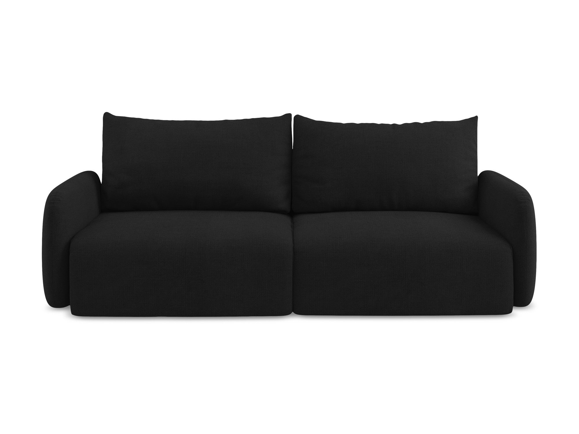 3-Seater Sofa with Sleeping Function KALENA Black