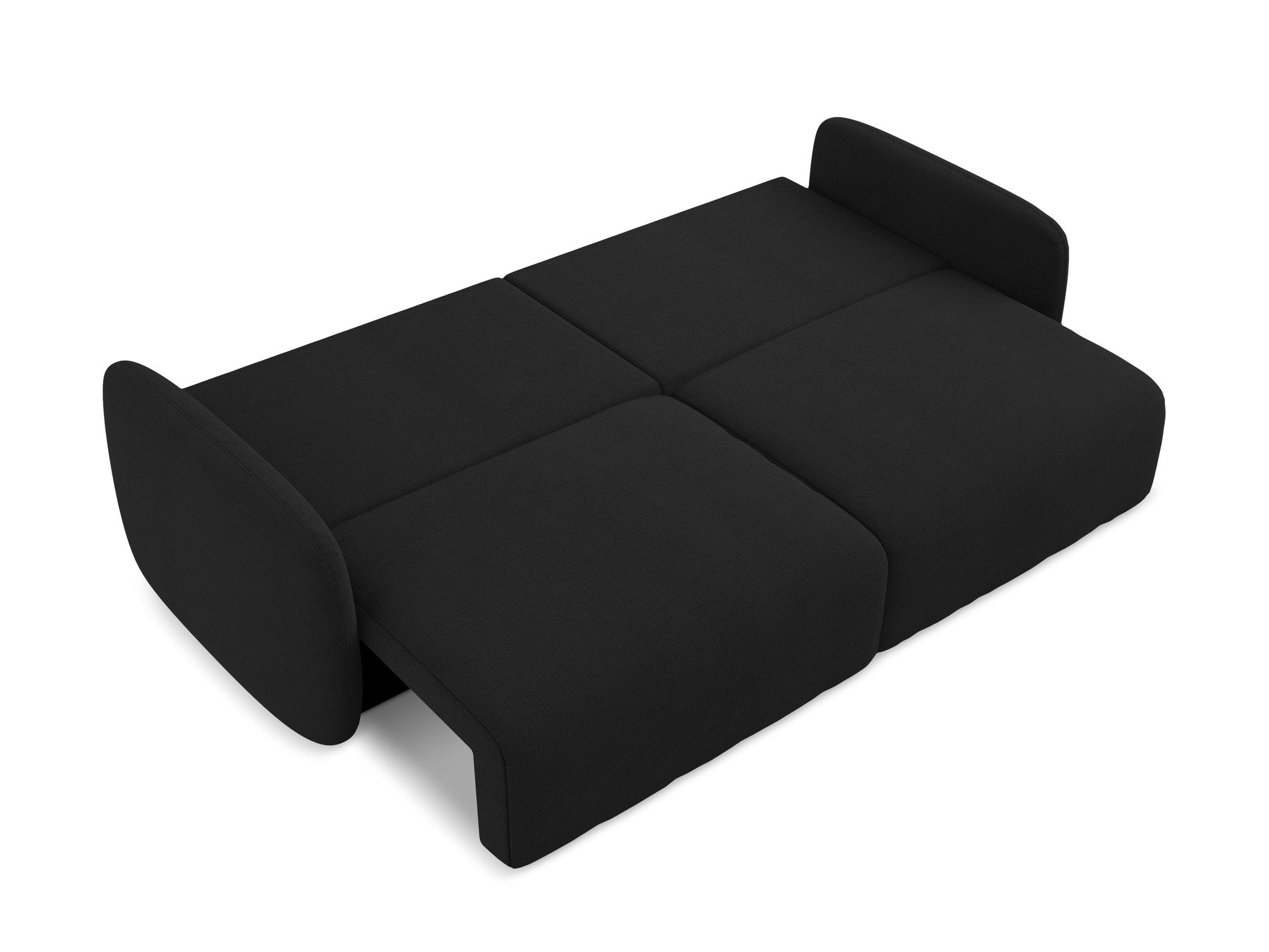 3-Seater Sofa with Sleeping Function KALENA Black