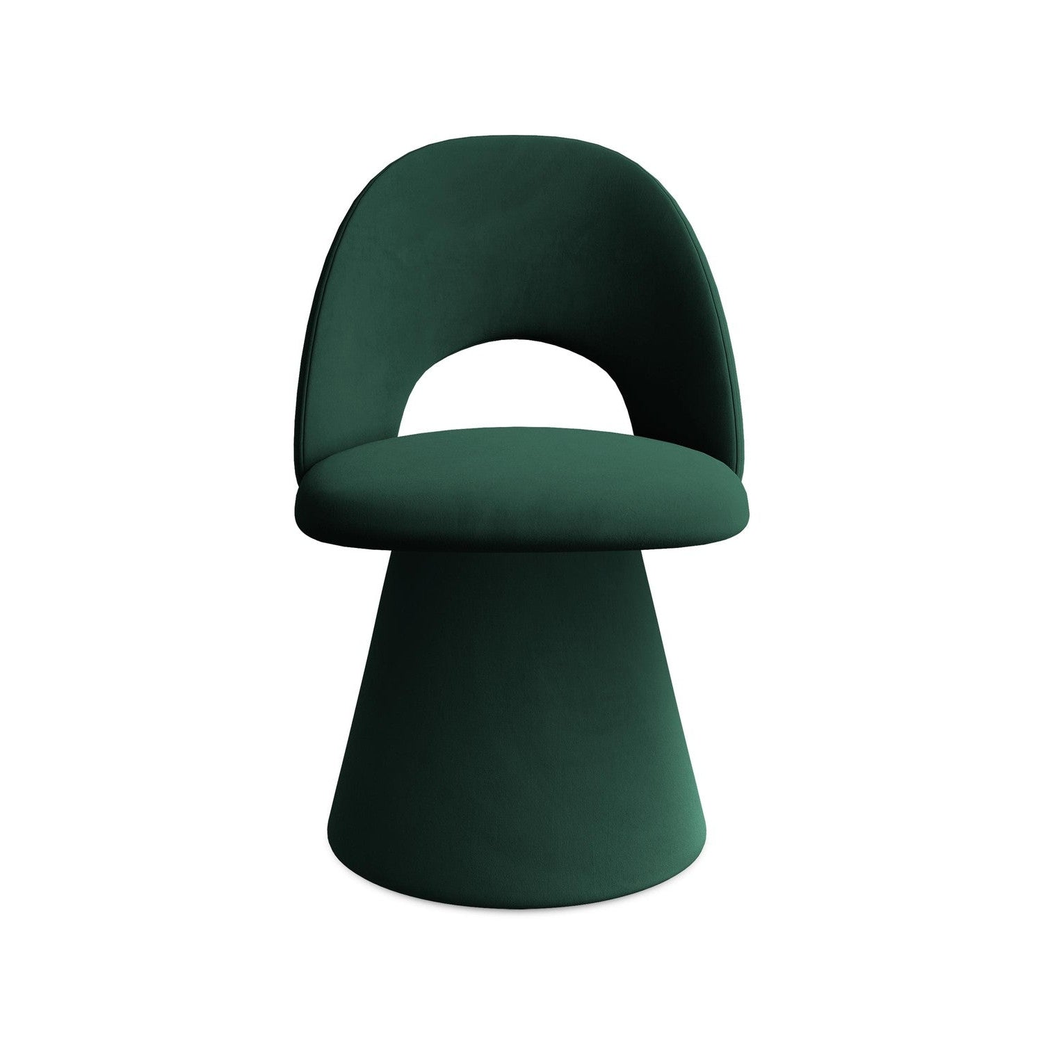 Velvet Chair KALO Bottle Green