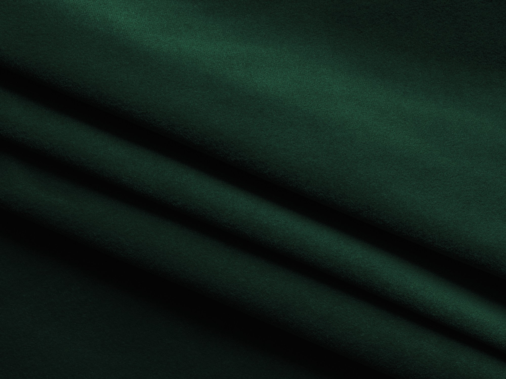 Sofa aus Samt für 3 Personen mit Schlaf-Funktion KAPUA in Flaschengrün