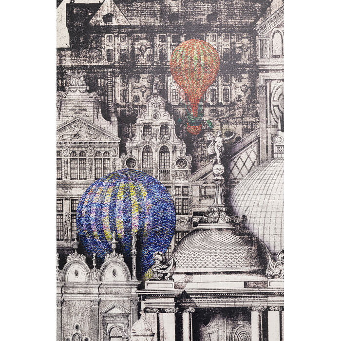 Luftballons Goldenes Gemälde