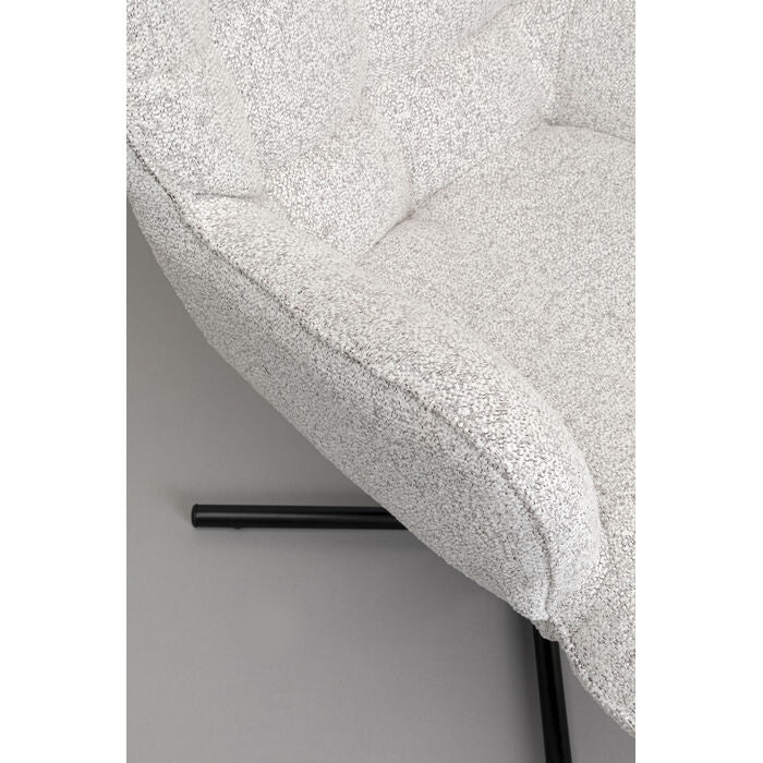 Oscar Rotary Chair Creme Melange