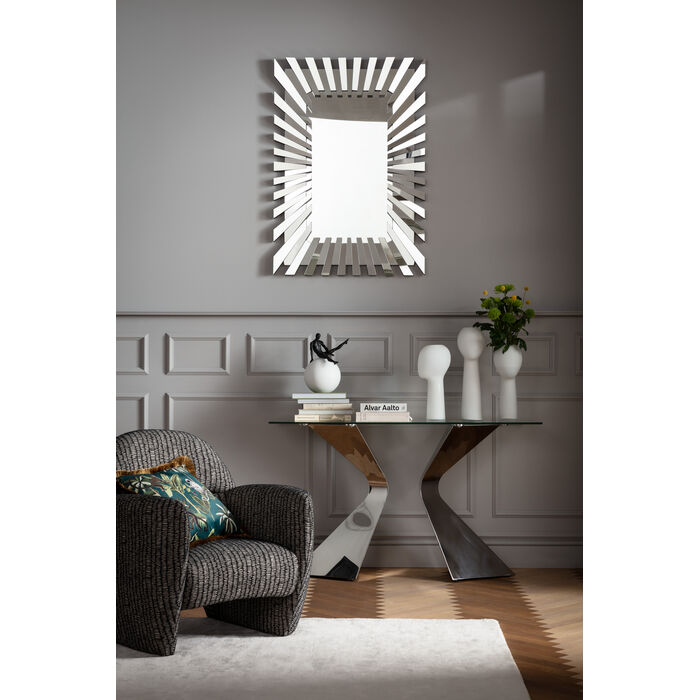 Gloria Silrory Glass Console