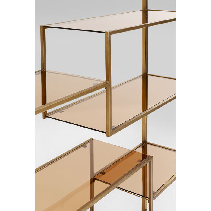 Golden loft shelf