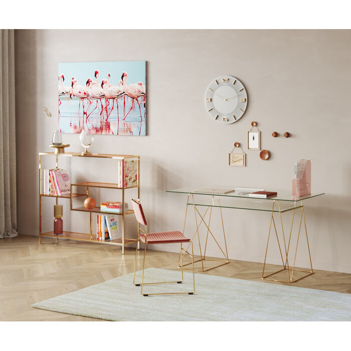 Konsole mit Regalen Loft Golden