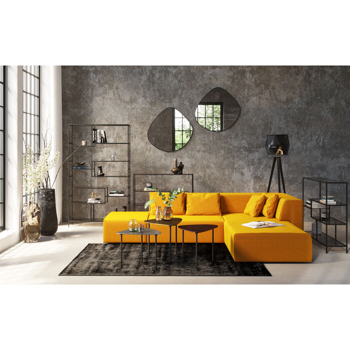 Low shelving black loft