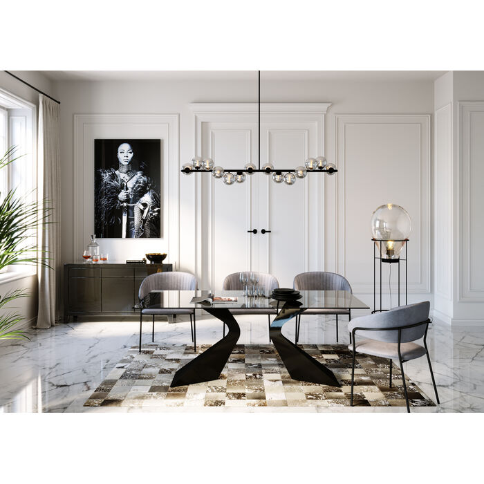 Glass Glory Black Tisch