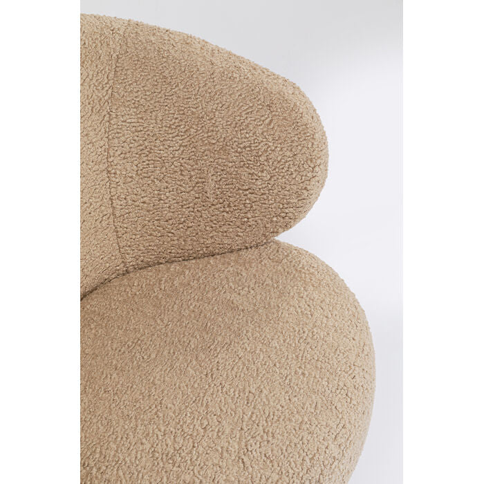 Carella Rotary Sessel beige Lamm