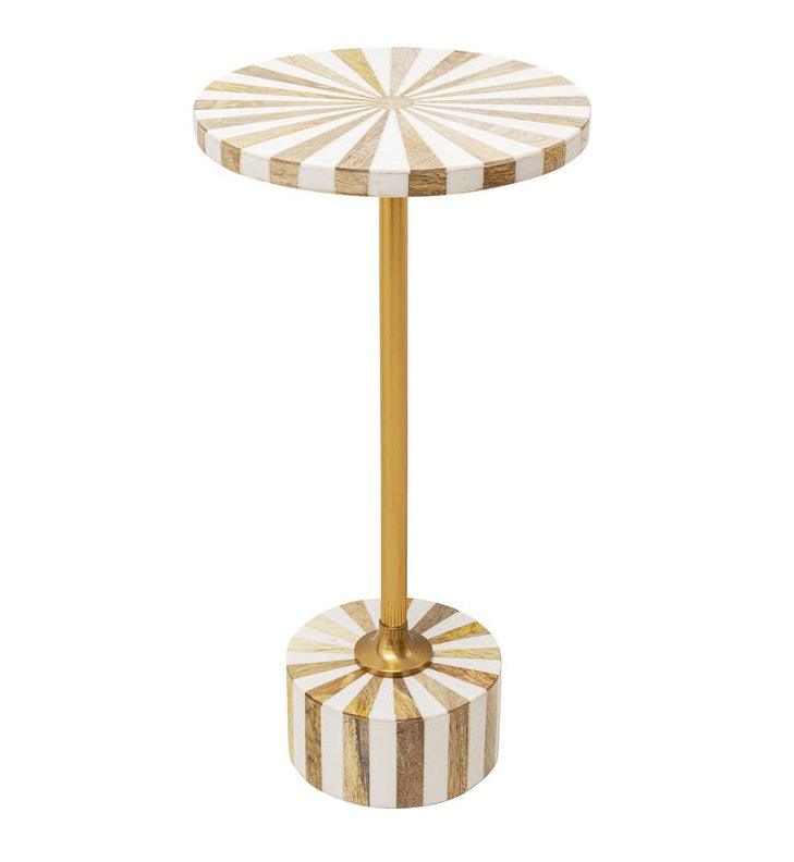 Side table domero cirque golden