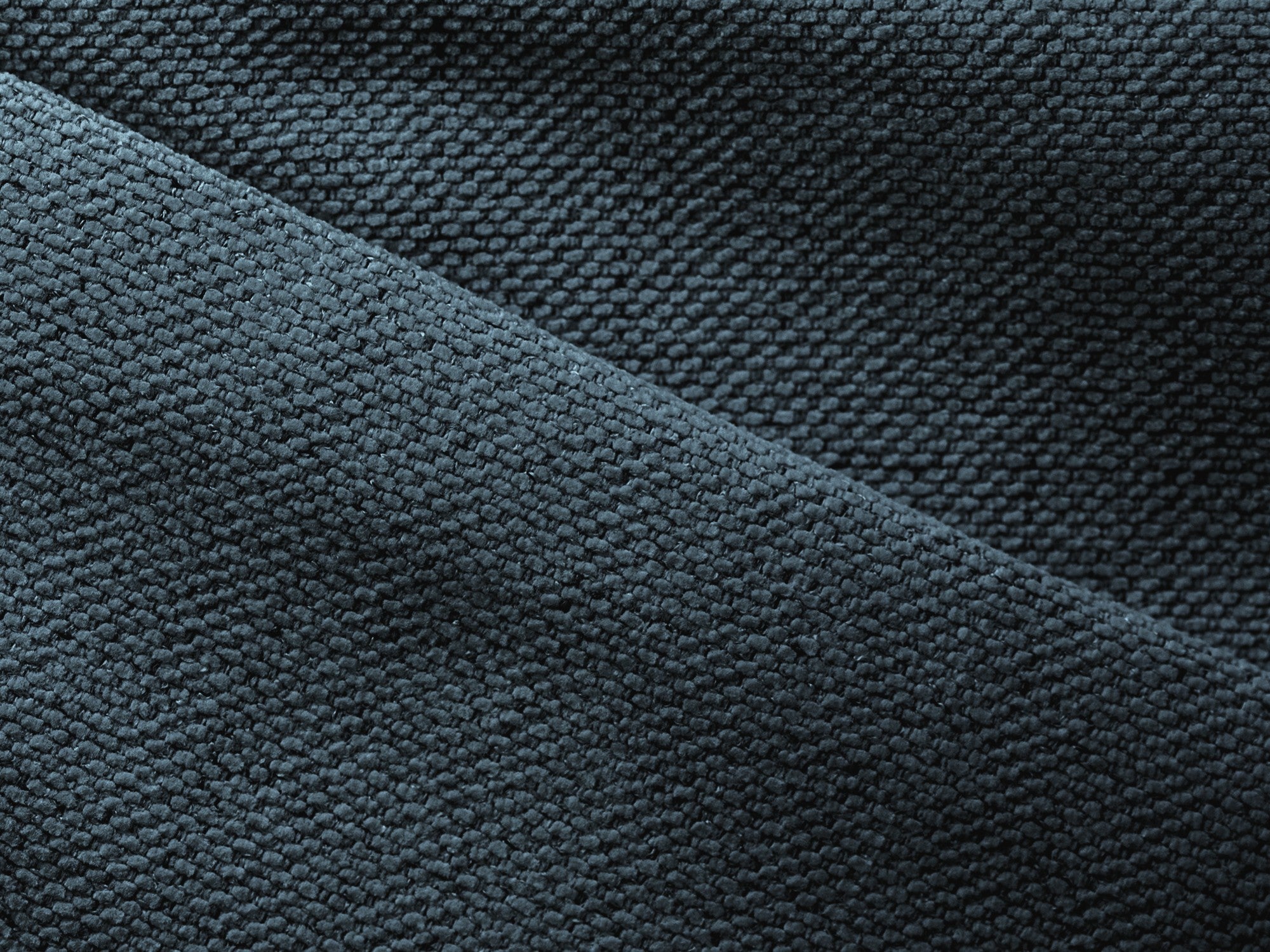 Linke Schlafcouch KONA in jeansblau