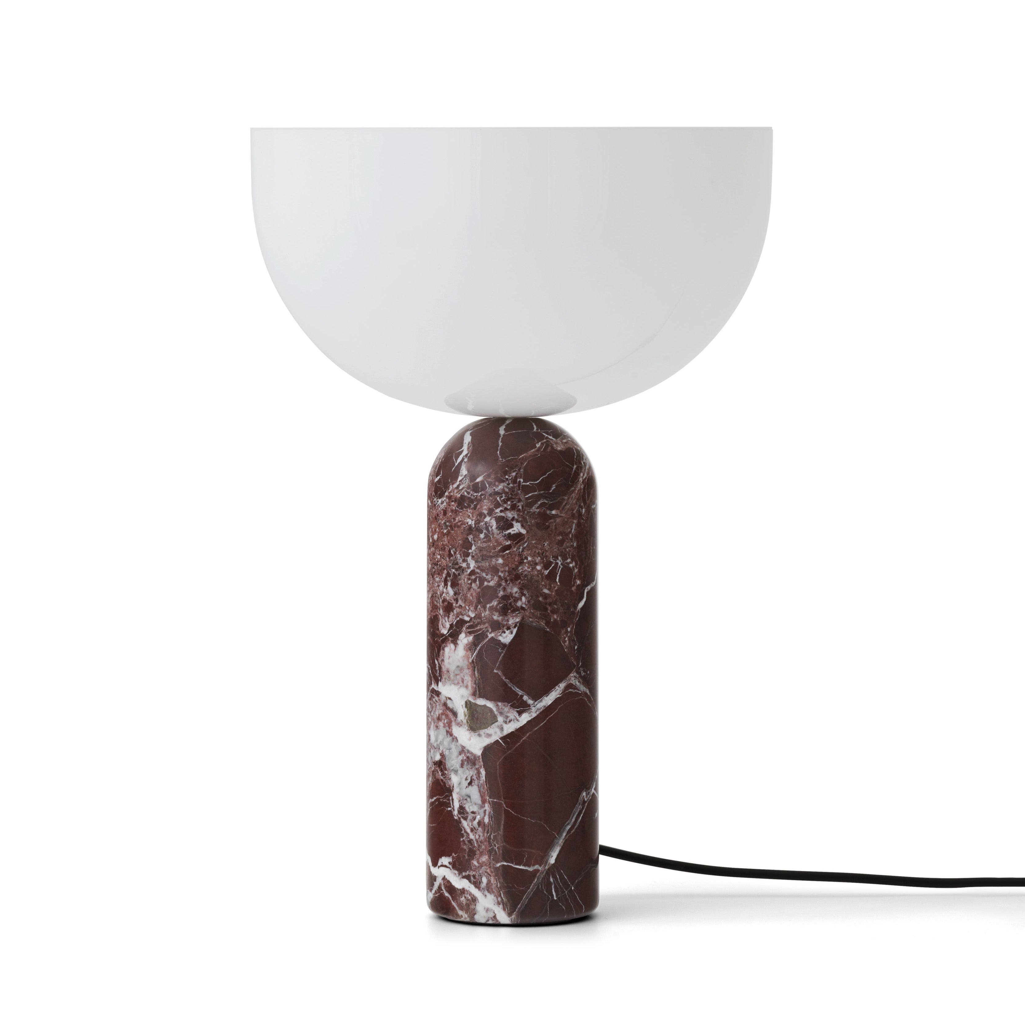 Kizu Tischlampe Burgund Marmor
