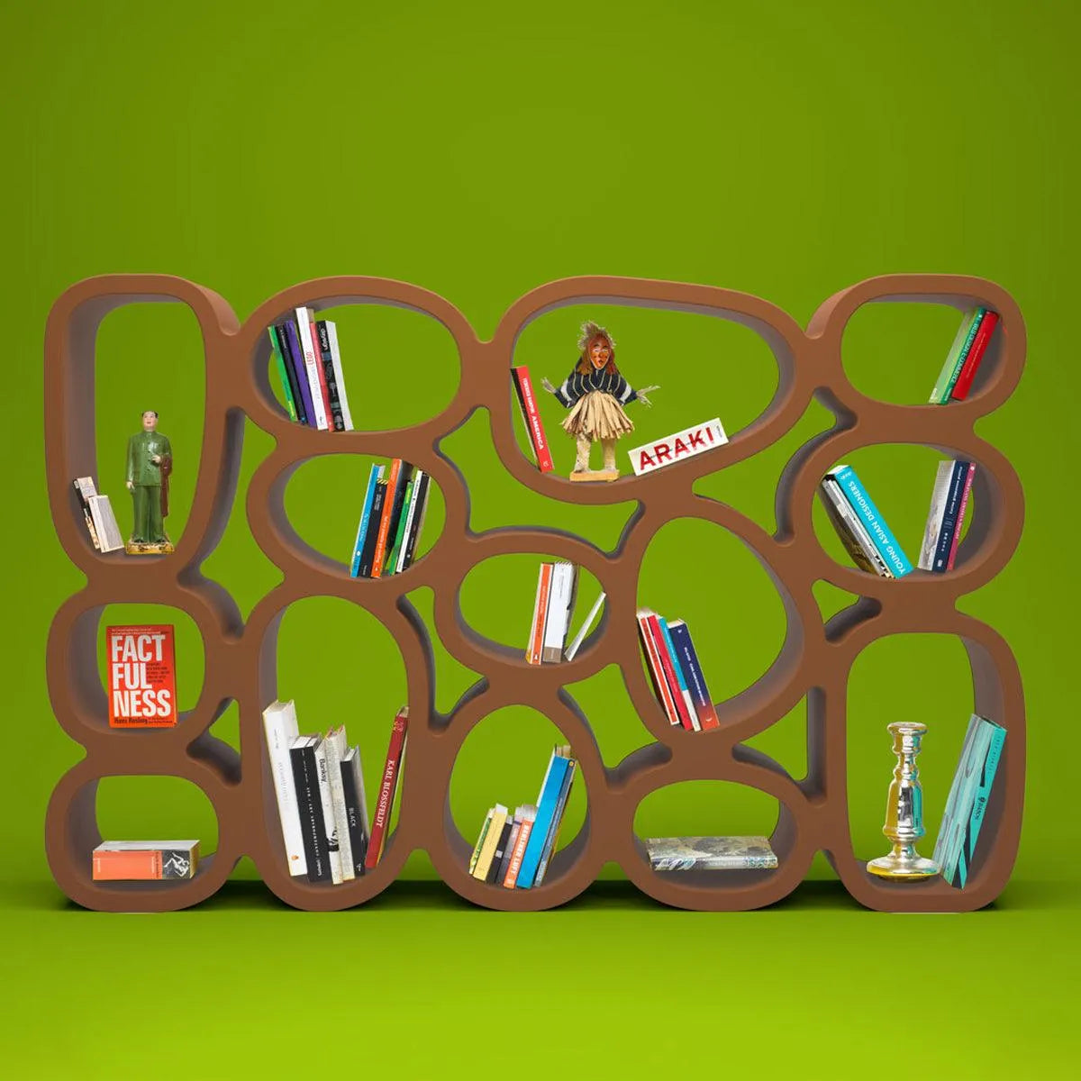 KOIBUCHI Bücherregal grau