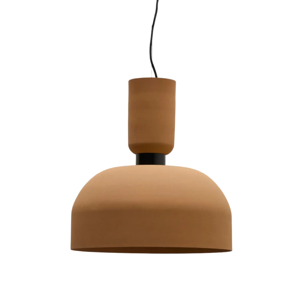 Lampa wisząca NIBLA terakotowy metal – ujęcie 8