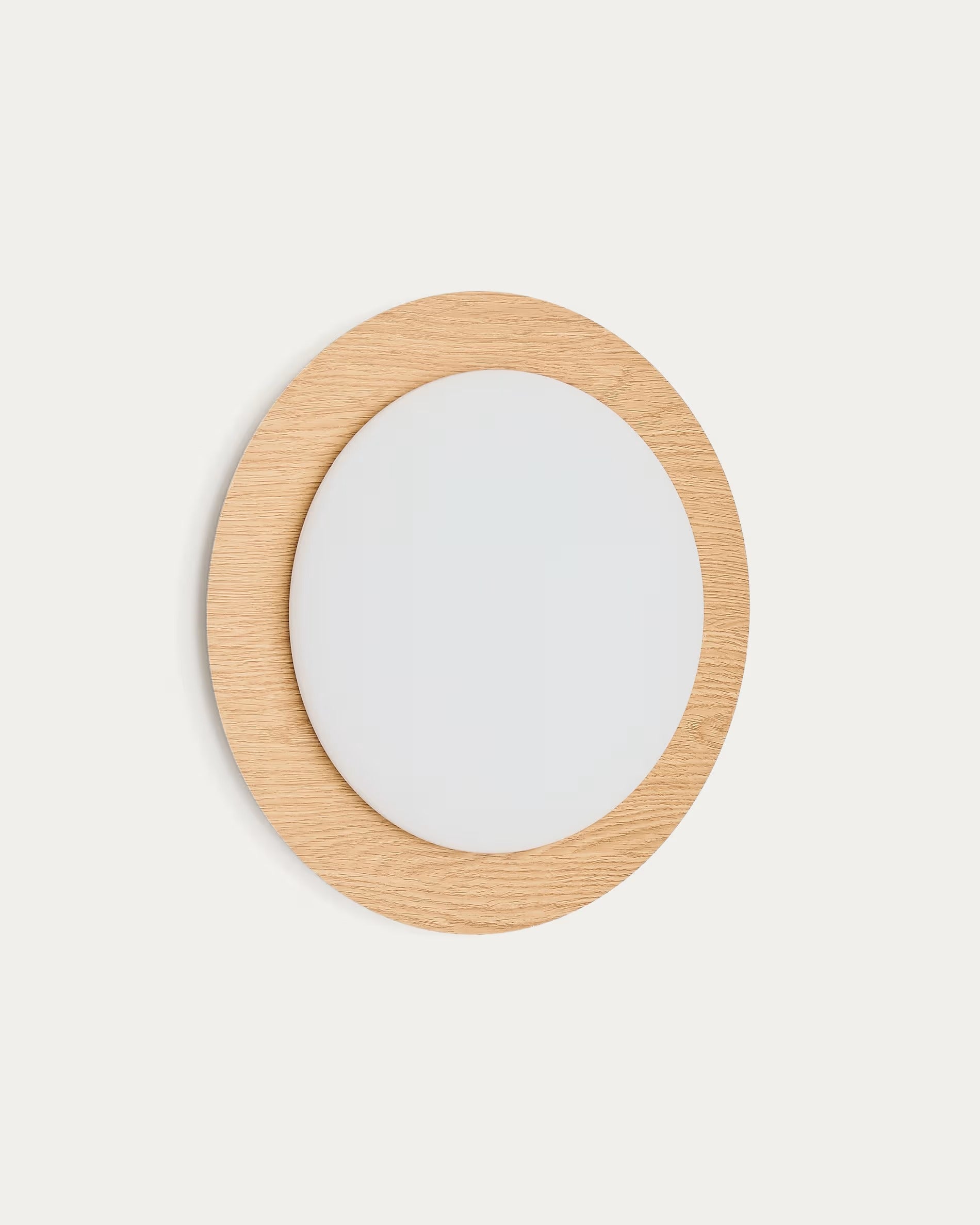 Plafon NOVAE hellbraun Stahl mit Holzoptik