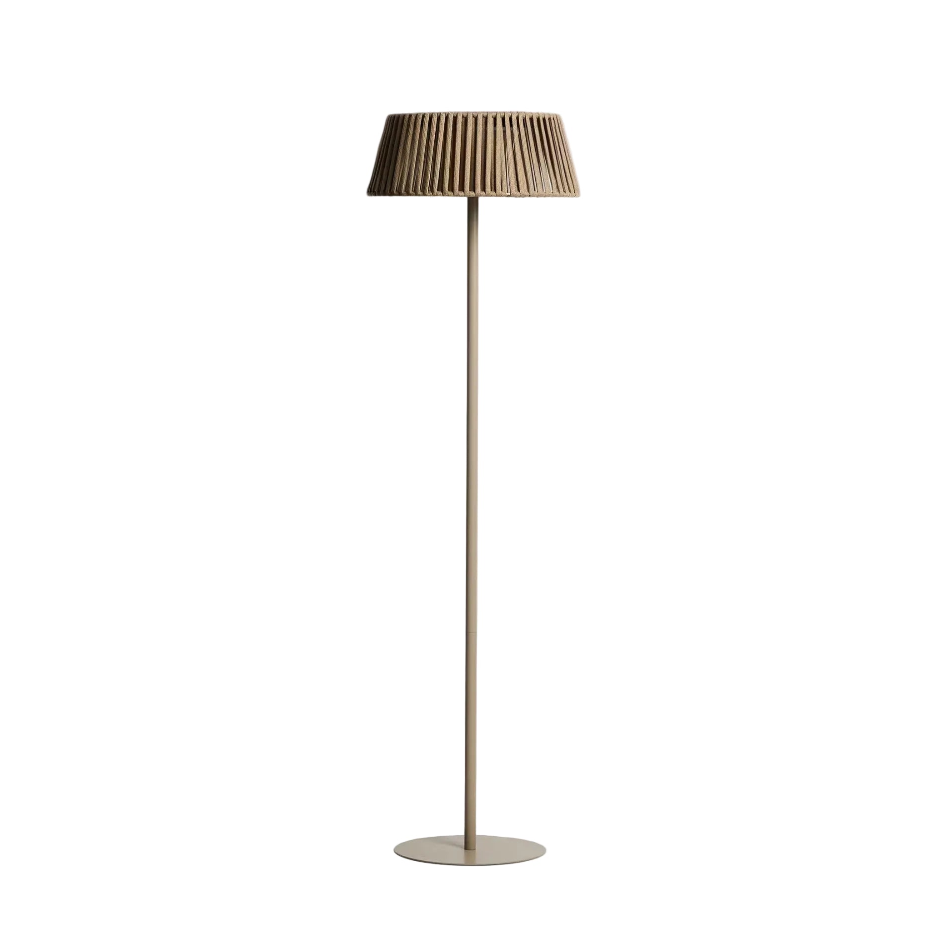 Beige Solar Floor Garden Lamp ALDET