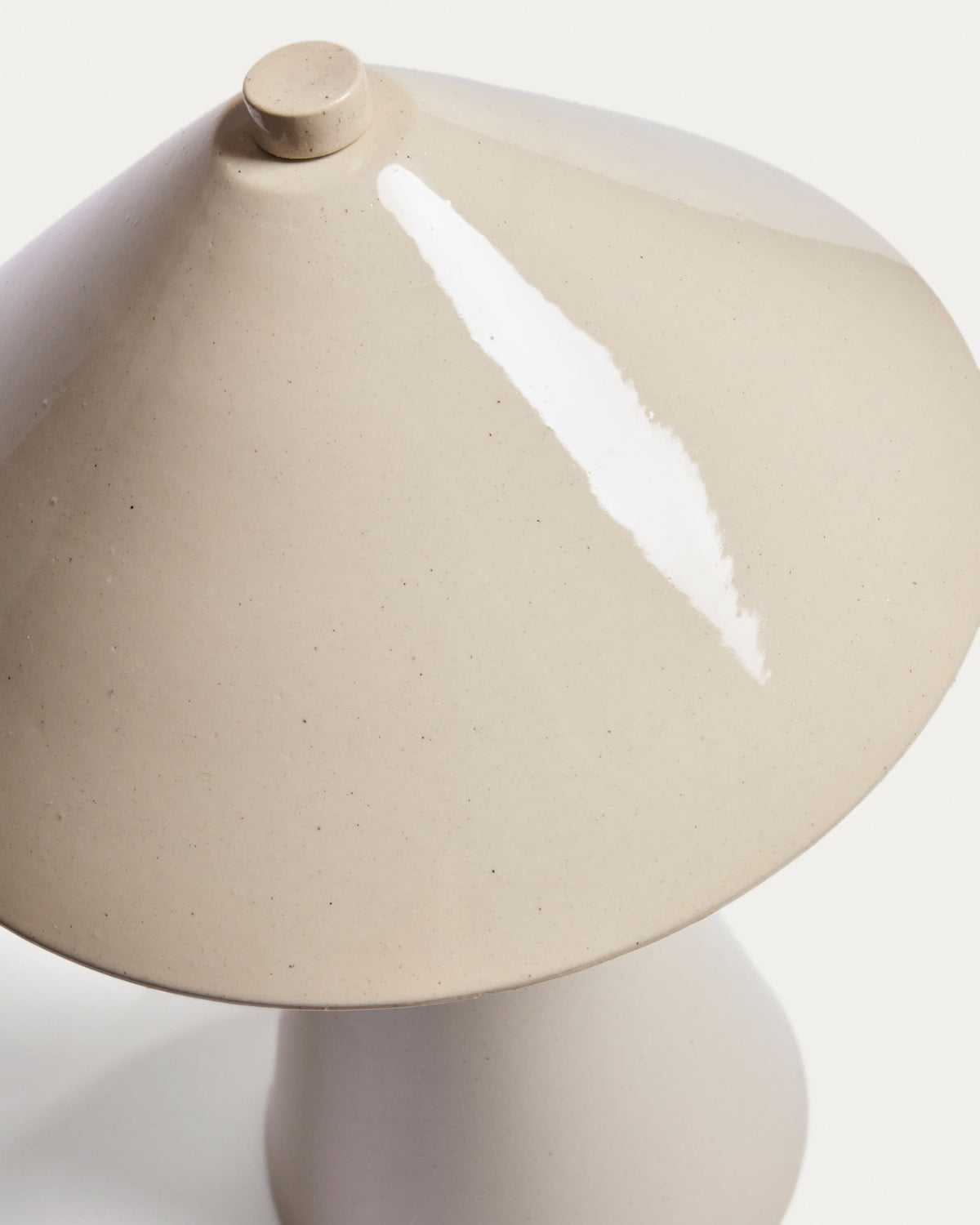 Lampa stołowa CEREN beżowa ceramika – ujęcie 11