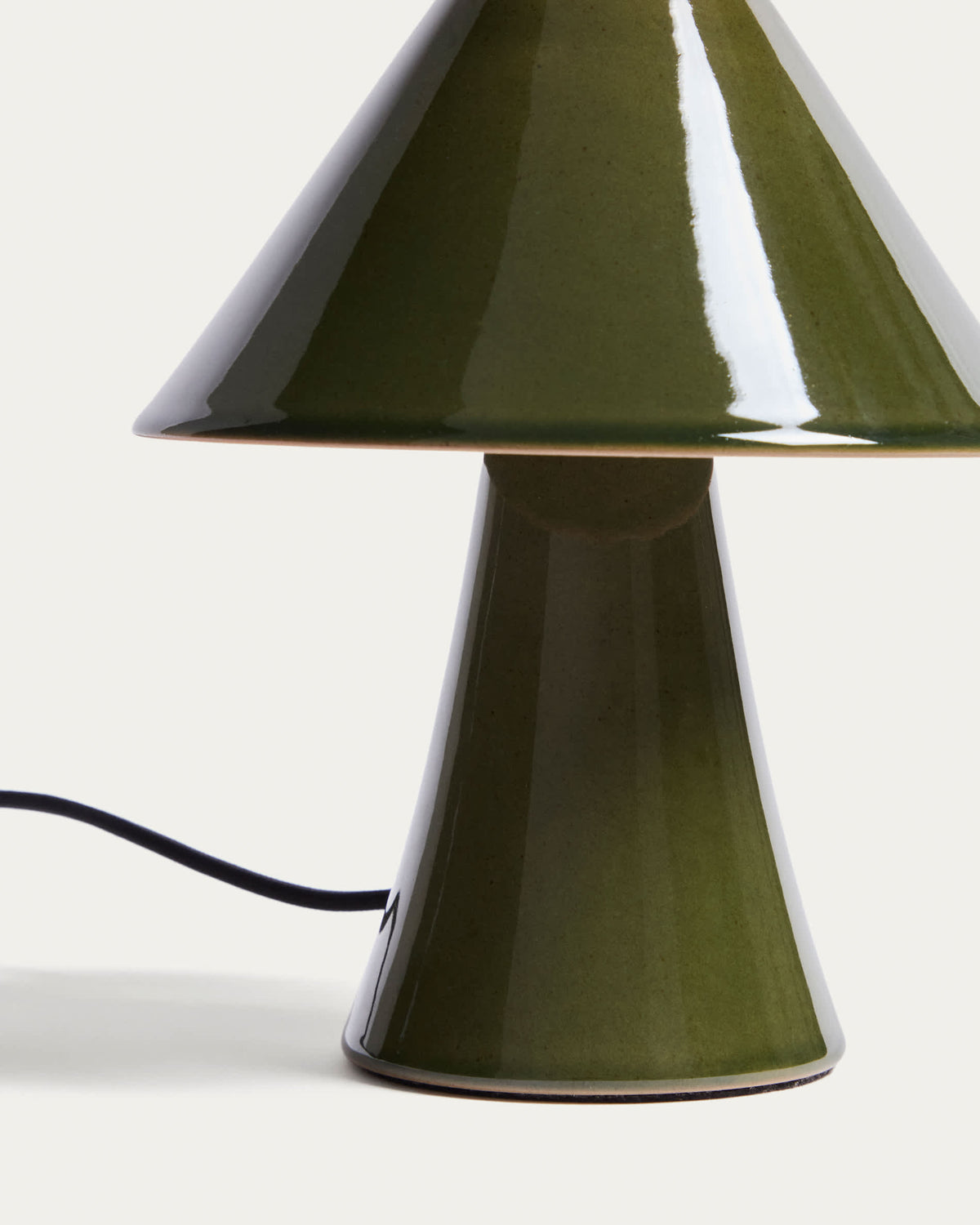Lampa stołowa CEREN zielony ceramika – ujęcie 5