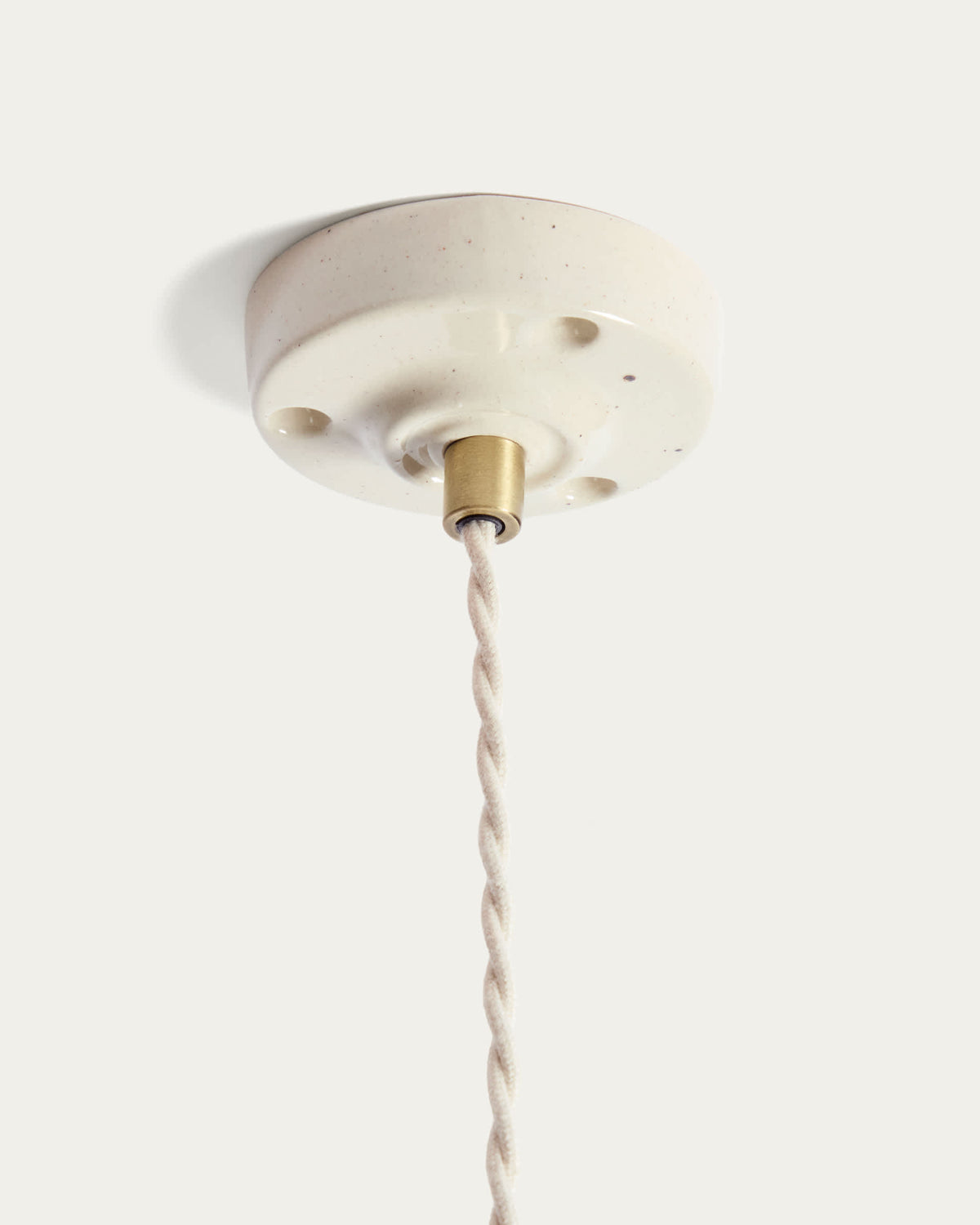 Lampa wisząca CEREN beżowa ceramika – ujęcie 7
