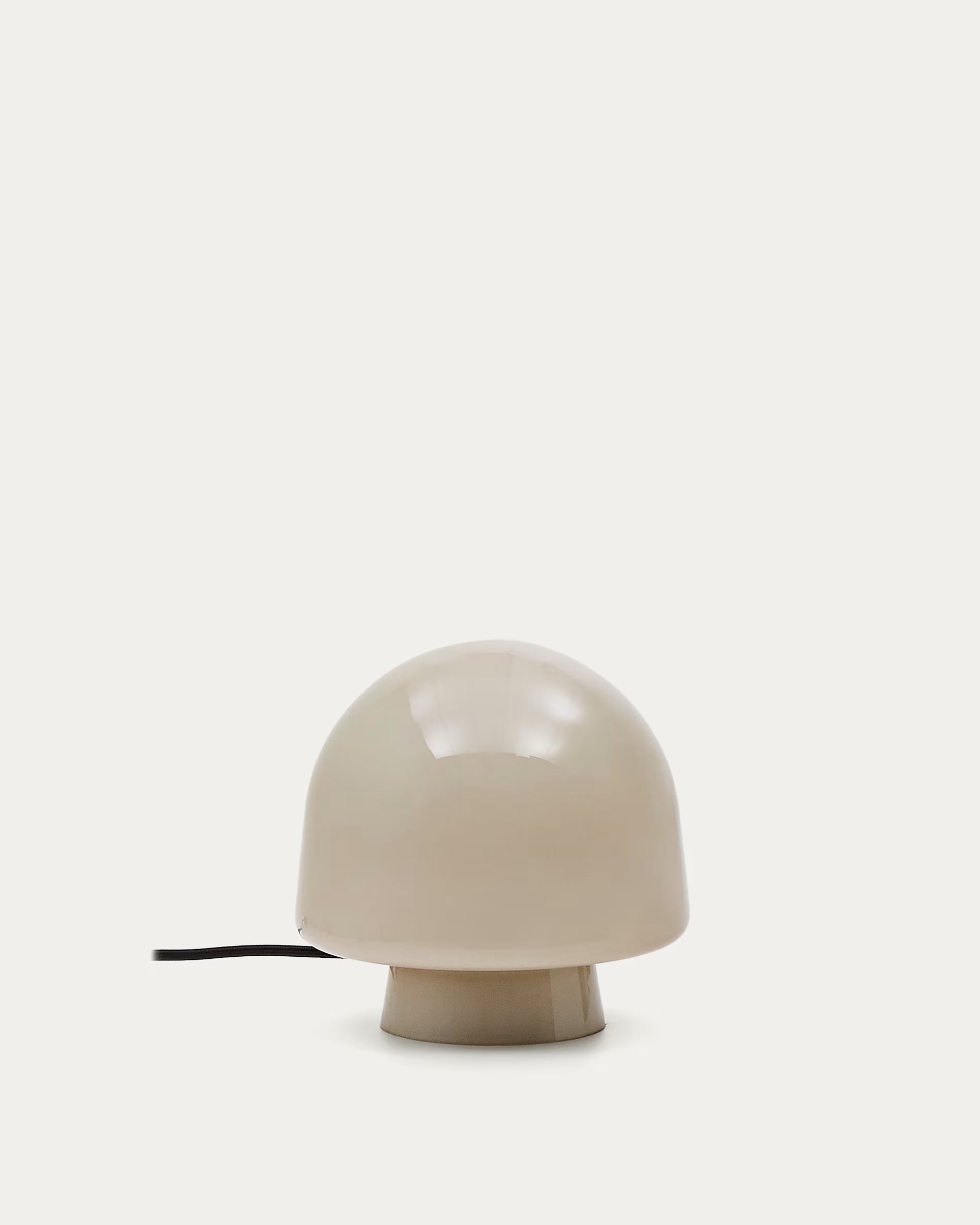 Tischlampe REIG graues Glas
