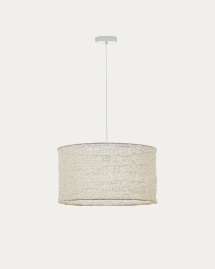 Laircut von hängenden Lampen Mariela Beige Leinsamen