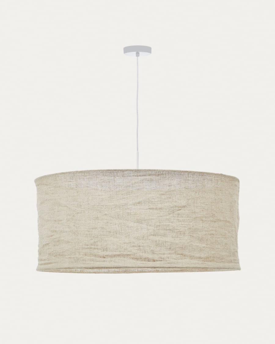 Laircut von hängenden Lampen Mariela Beige Leinsamen