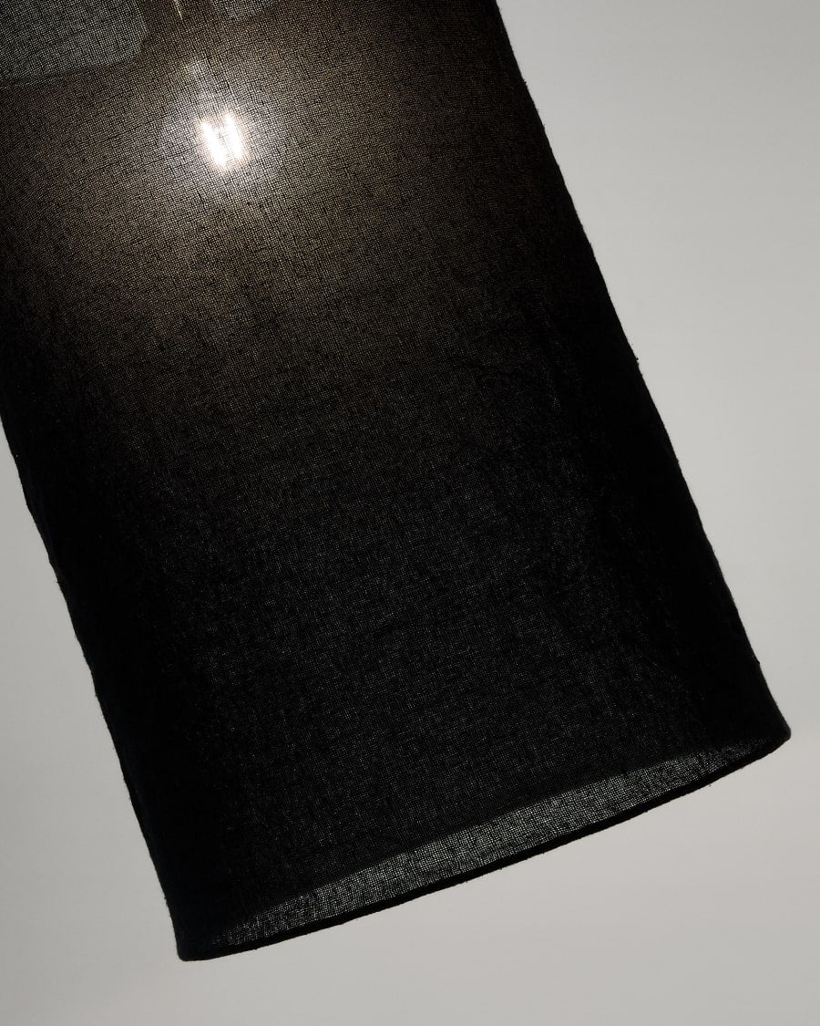 Lampenschirm der hängenden Lampe Mariela Czarny Liniana