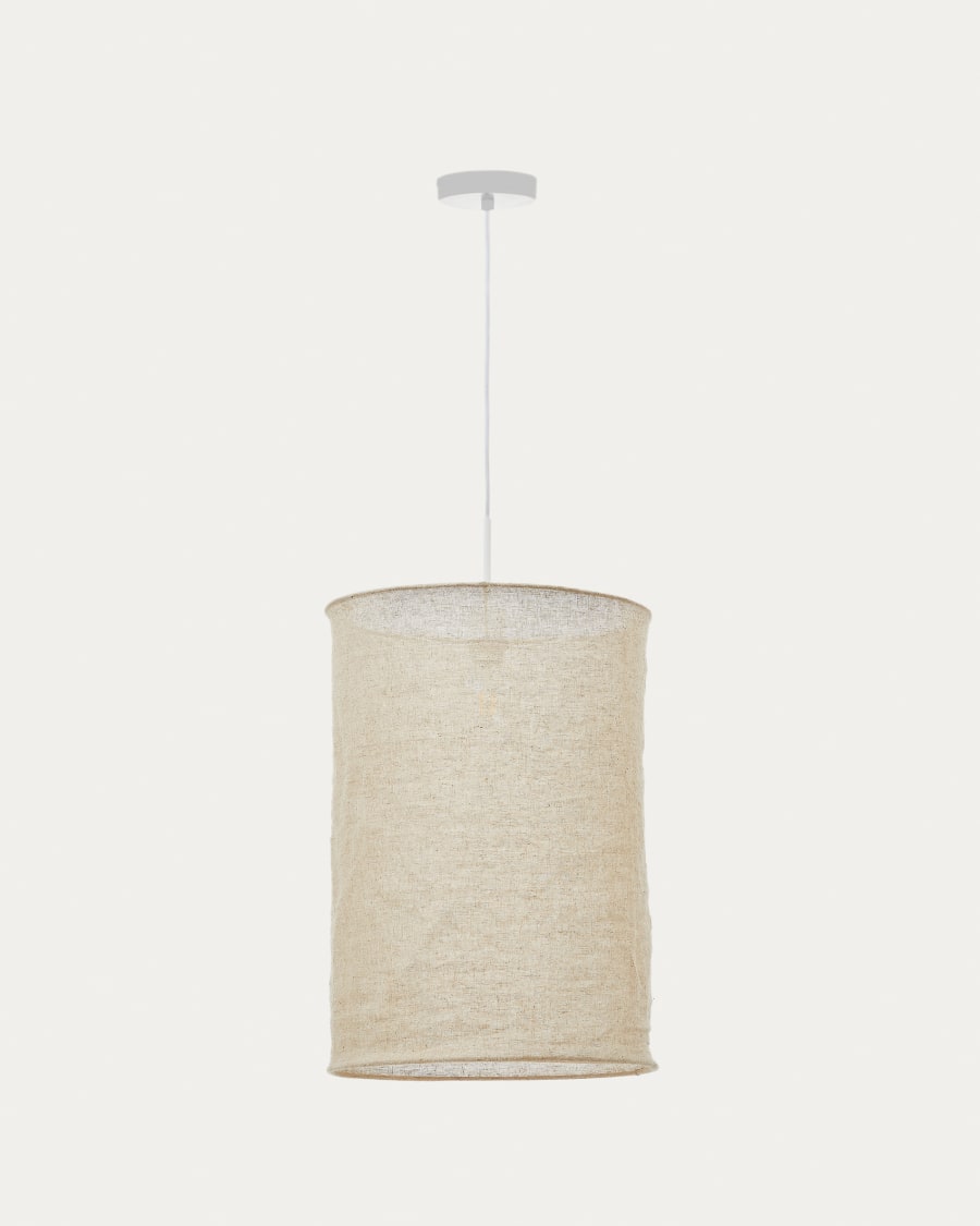 Laircut von hängenden Lampen Mariela Beige Leinsamen