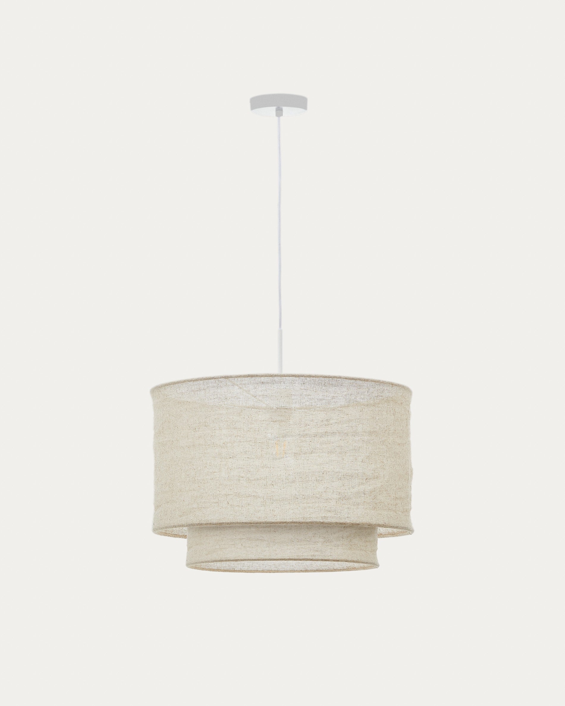 Laircut von hängenden Lampen Mariela Beige Leinsamen