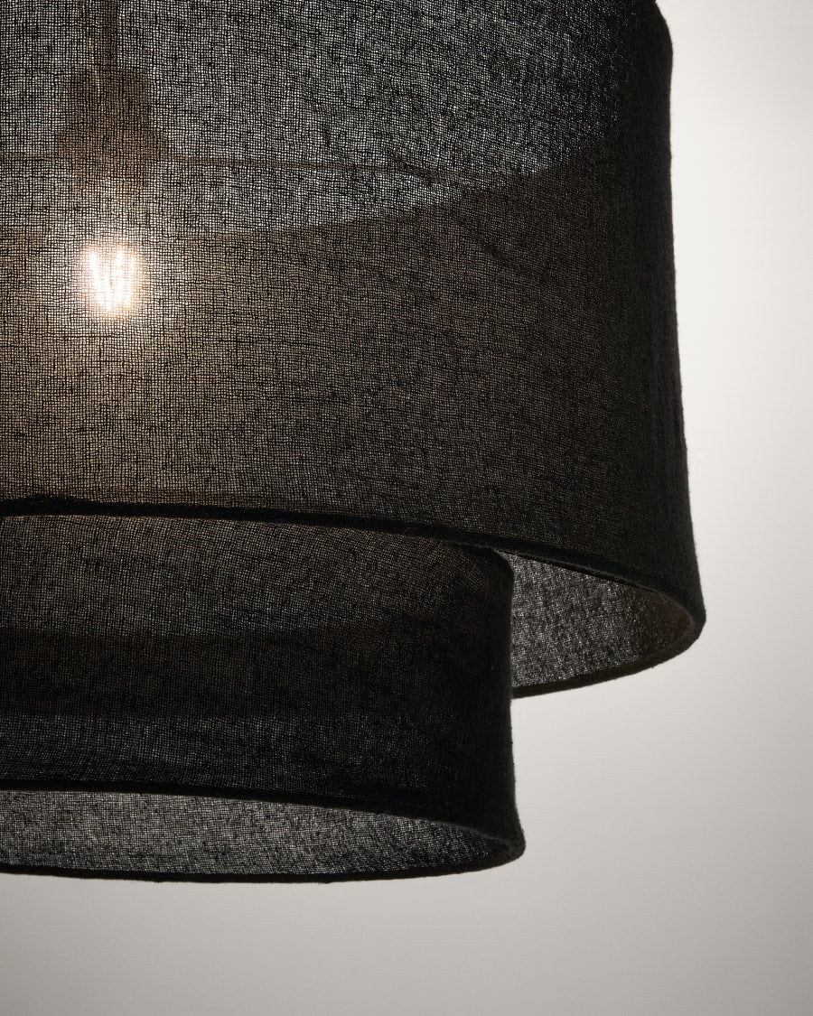 Lampenschirm der hängenden Lampe Mariela Czarny Liniana