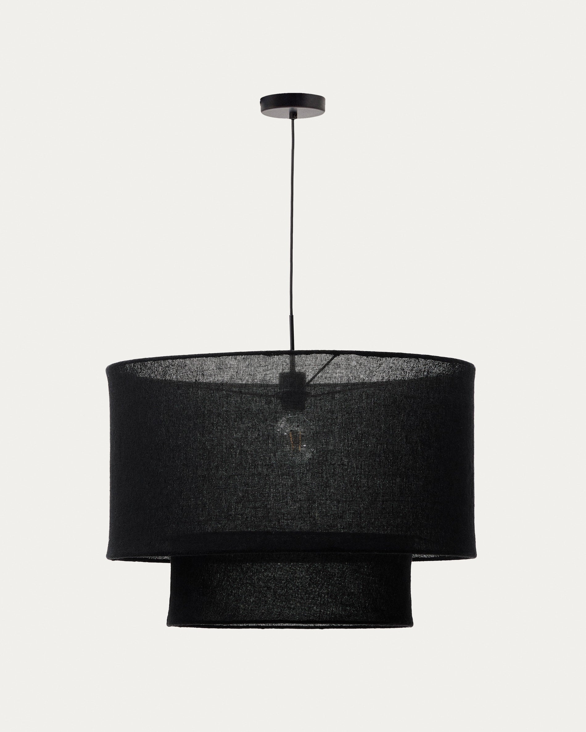 Lampenschirm der hängenden Lampe Mariela Czarny Liniana