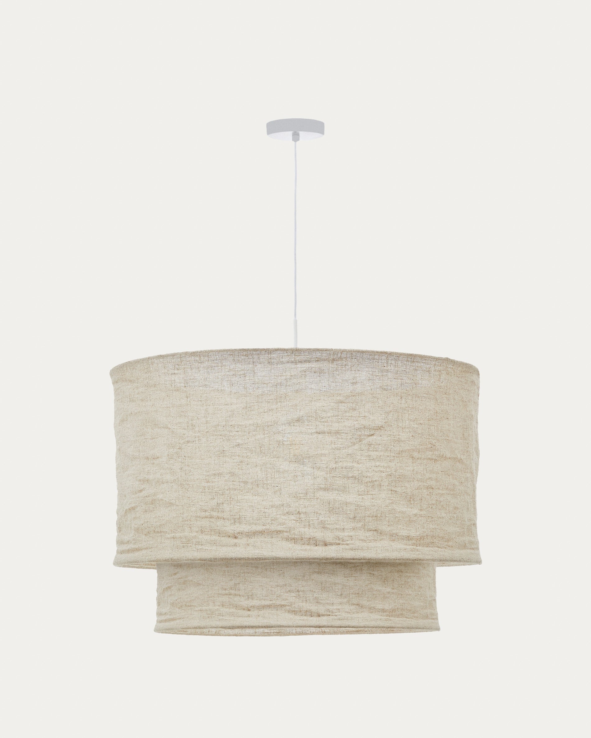 Laircut von hängenden Lampen Mariela Beige Leinsamen