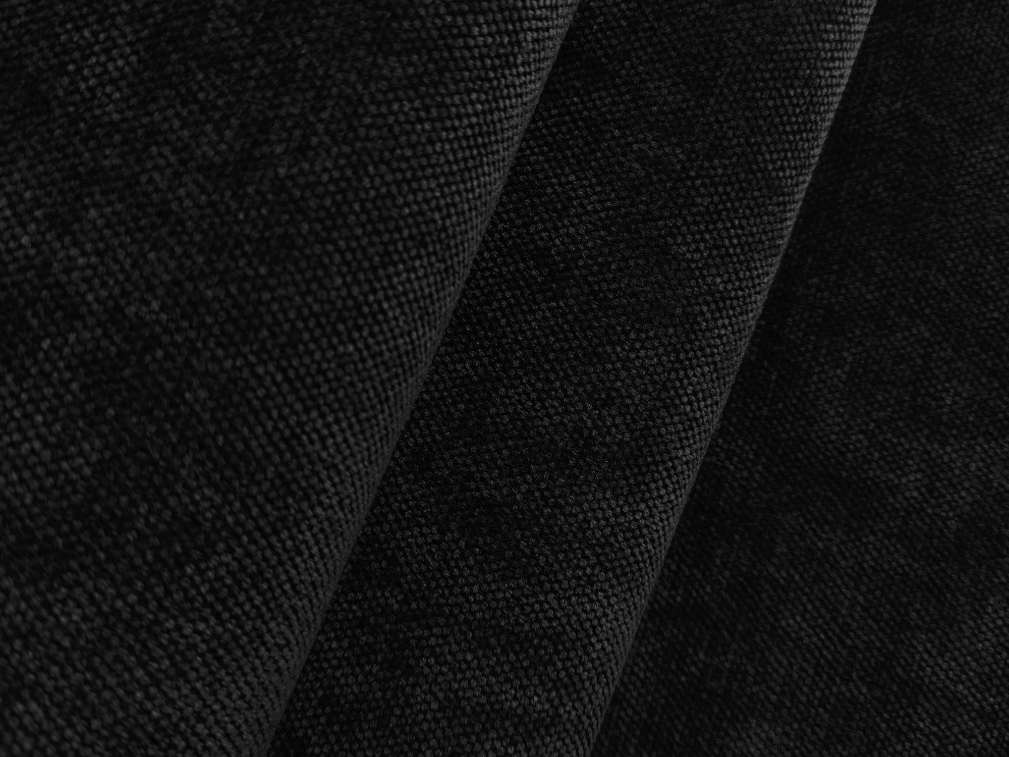 3-Seater Sofa with Sleeping Function LEILA Black Chenille