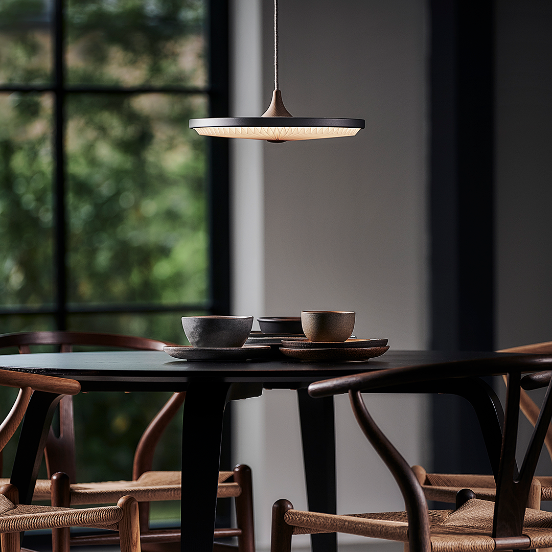 Pendelleuchte MODEL 198 SOLEIL geräucherte Eiche