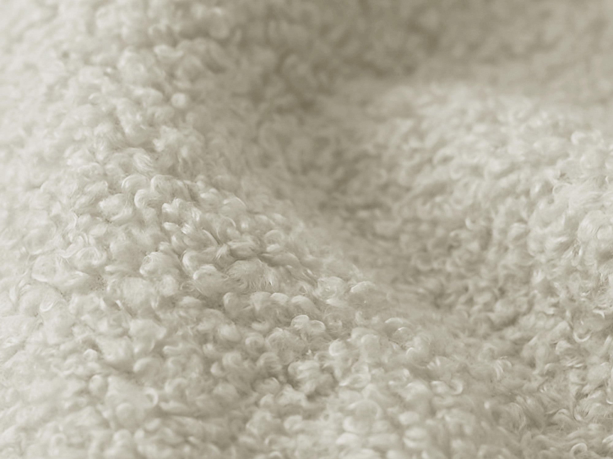 Sofa für 3 Personen mit Schlaf-Funktion LOHI in hellbeigem Boucle