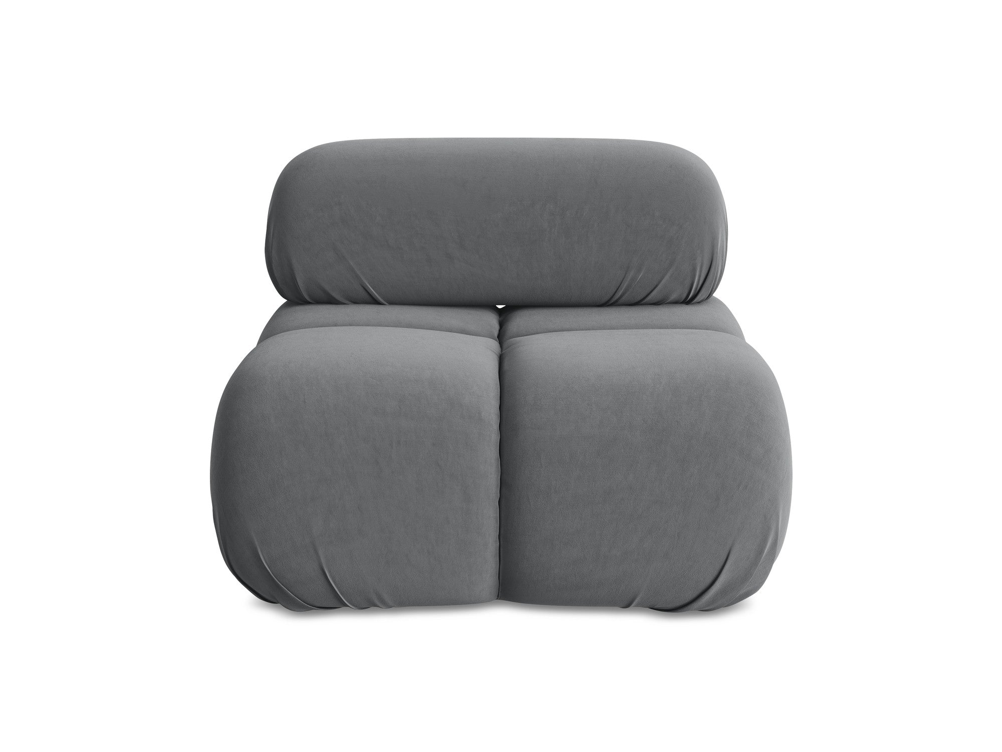 Sessel / Samtmodul LOKUA stahlgrau