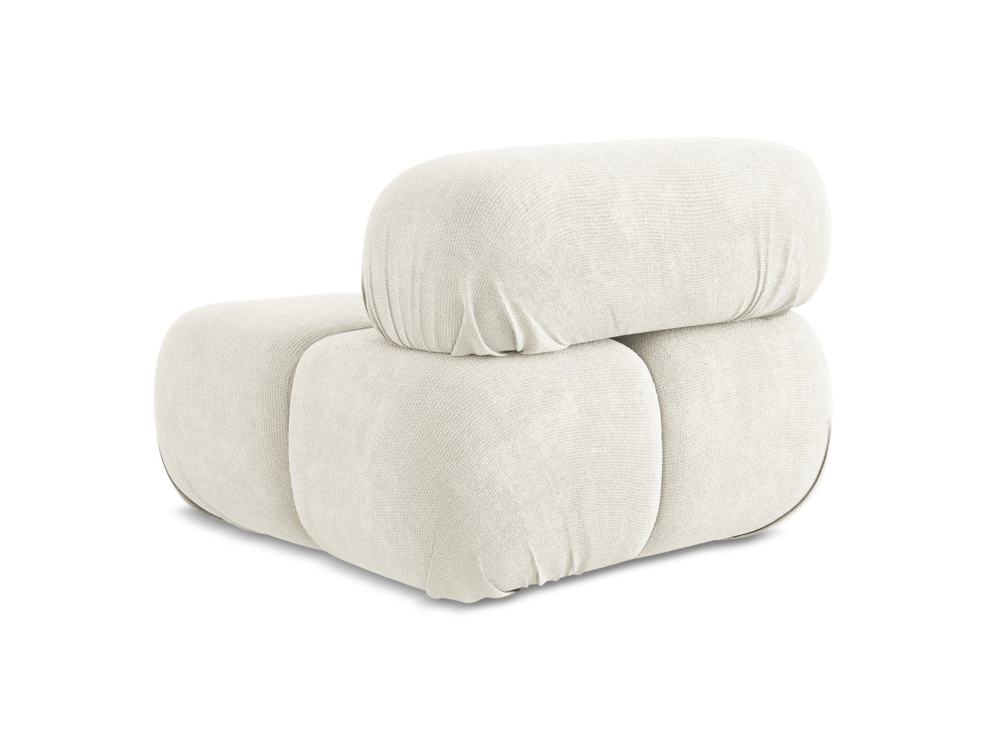Sessel / Modul LOKUA weißer Chenille