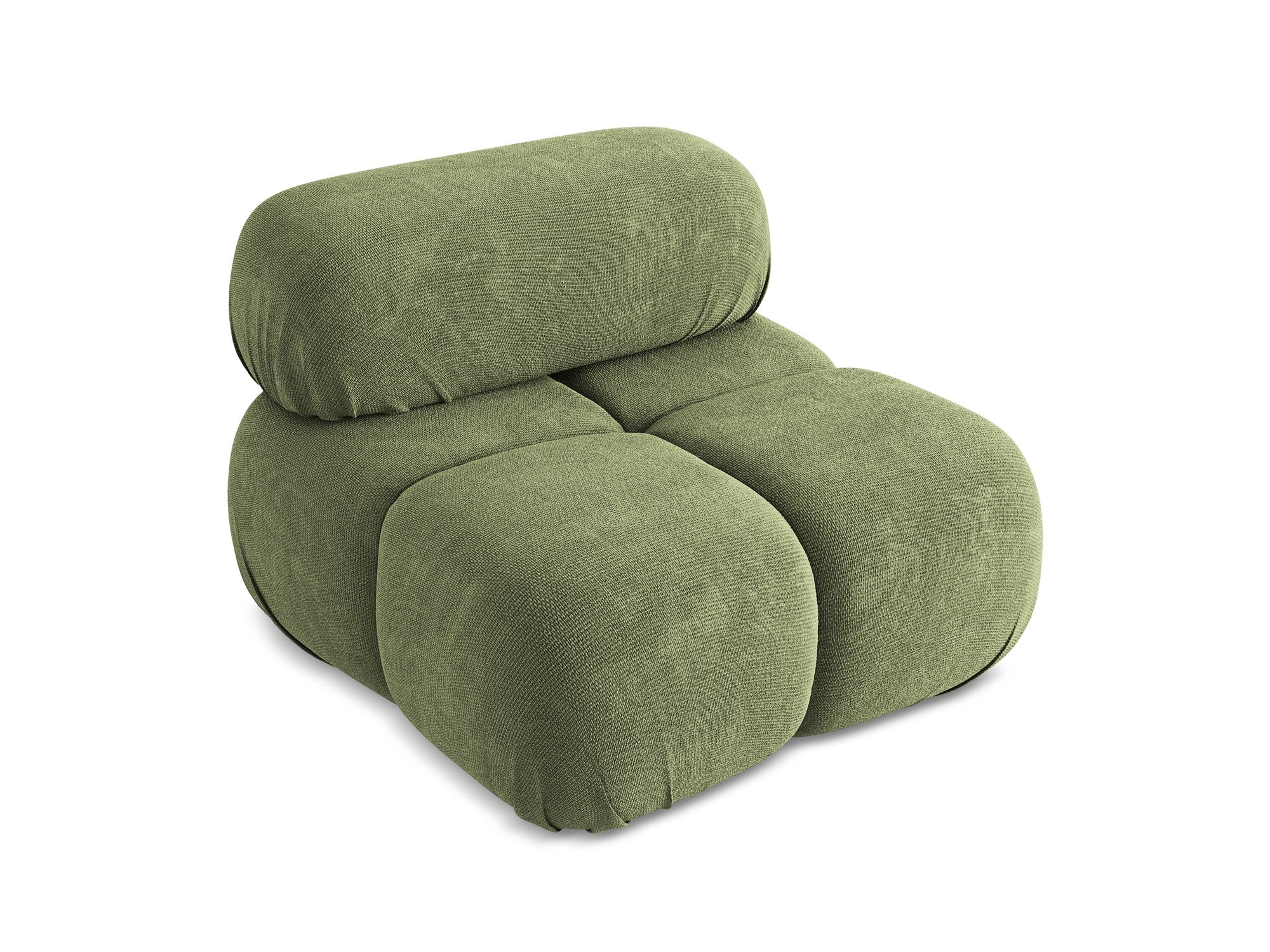 Sessel / Modul LOKUA grüner Chenille