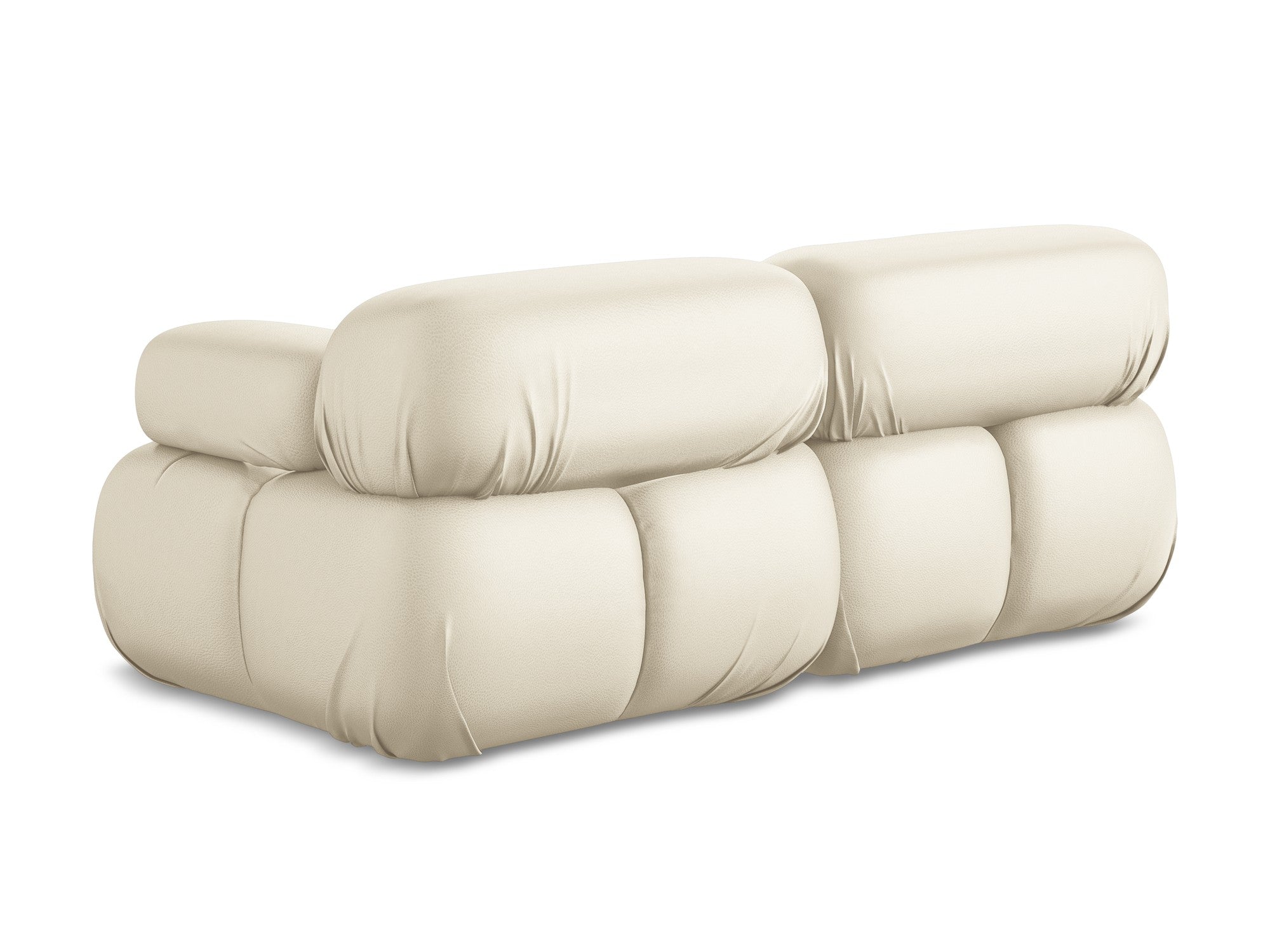 Modular 2-Seater Sofa LOKUA Light Beige Eco-Leather