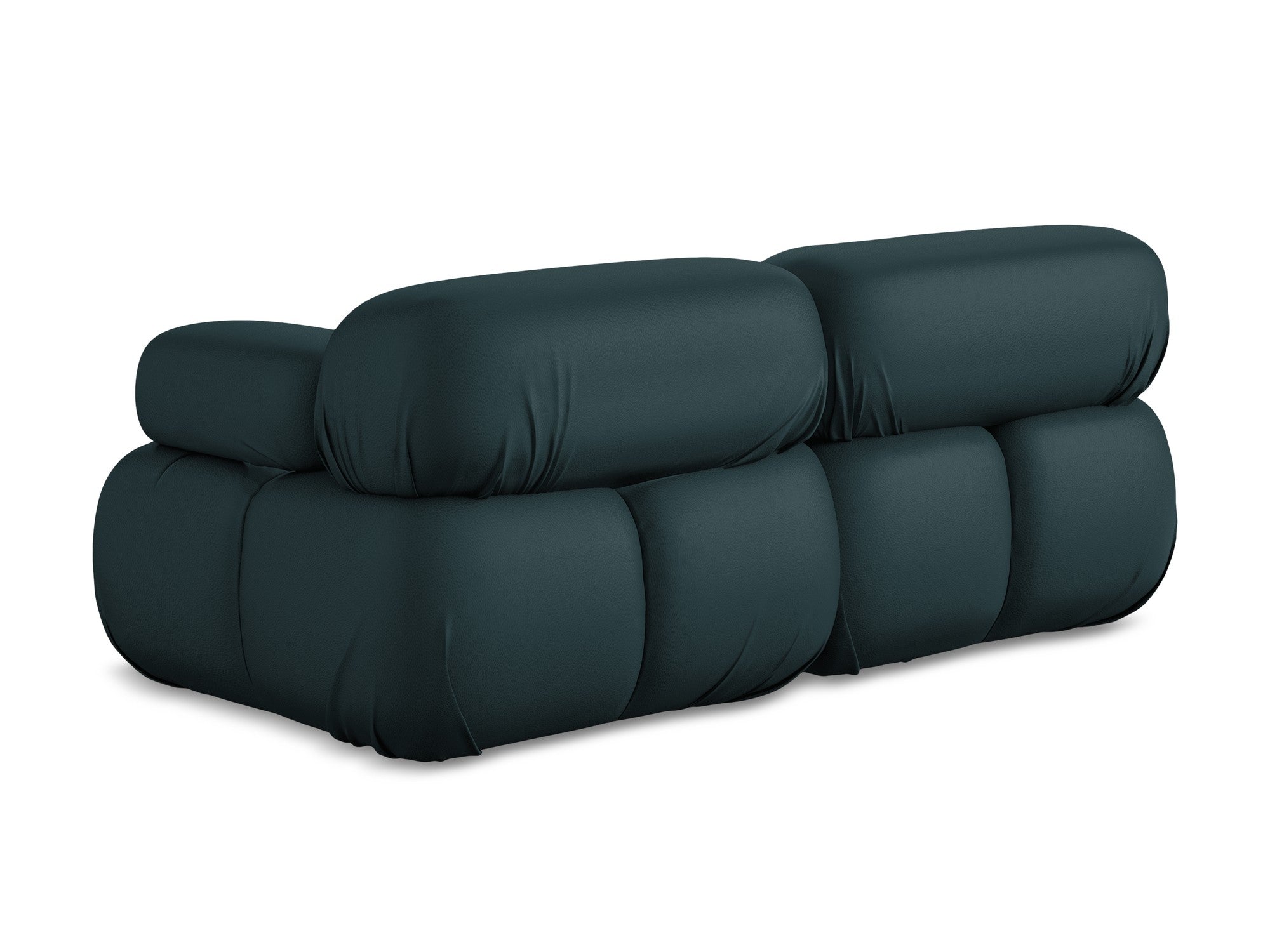 Modular 2-Seater Sofa LOKUA in Sea Green Eco-Leather