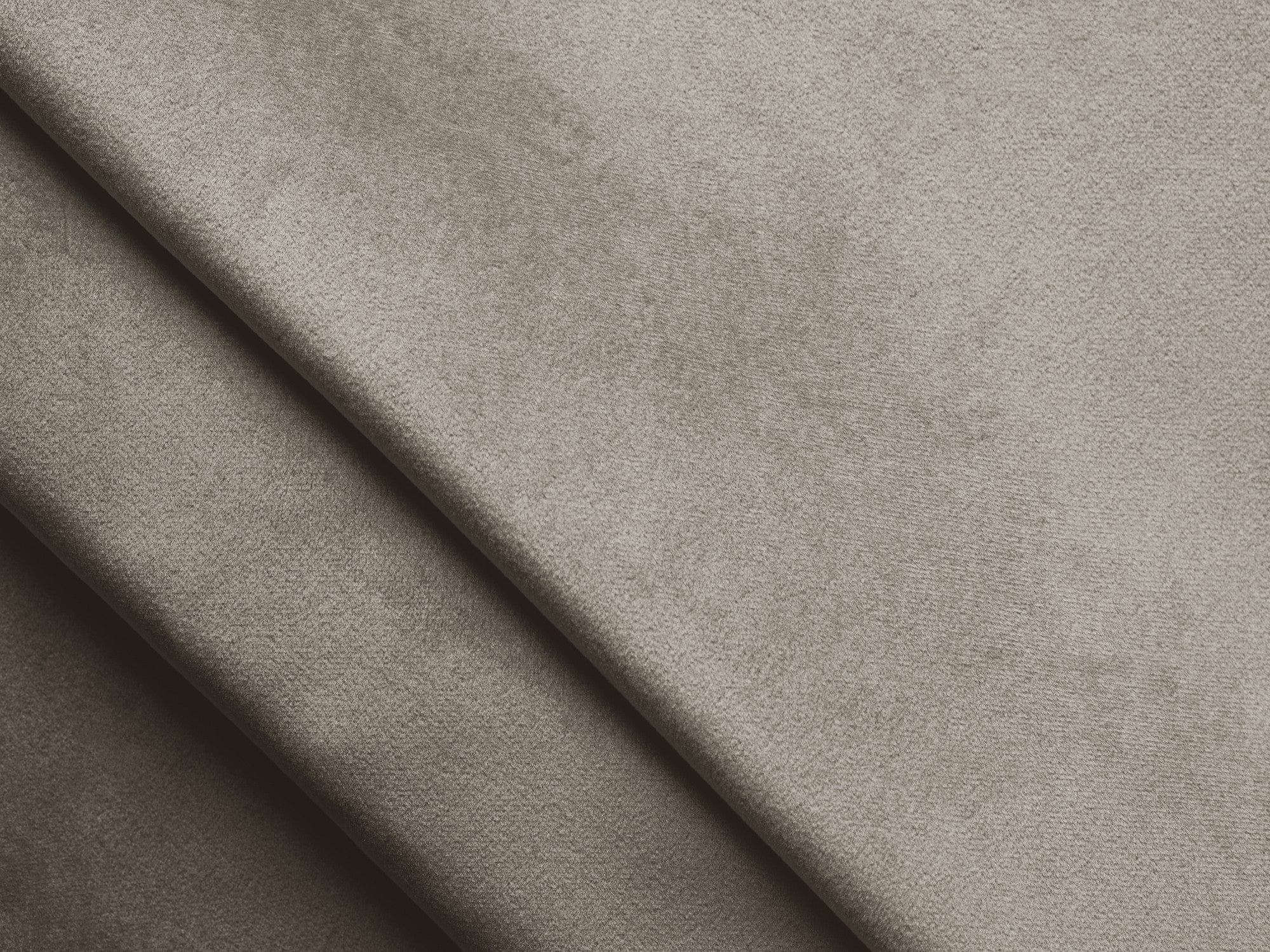 Taupe Velvet Modular Sofa for 3 People LOKUA